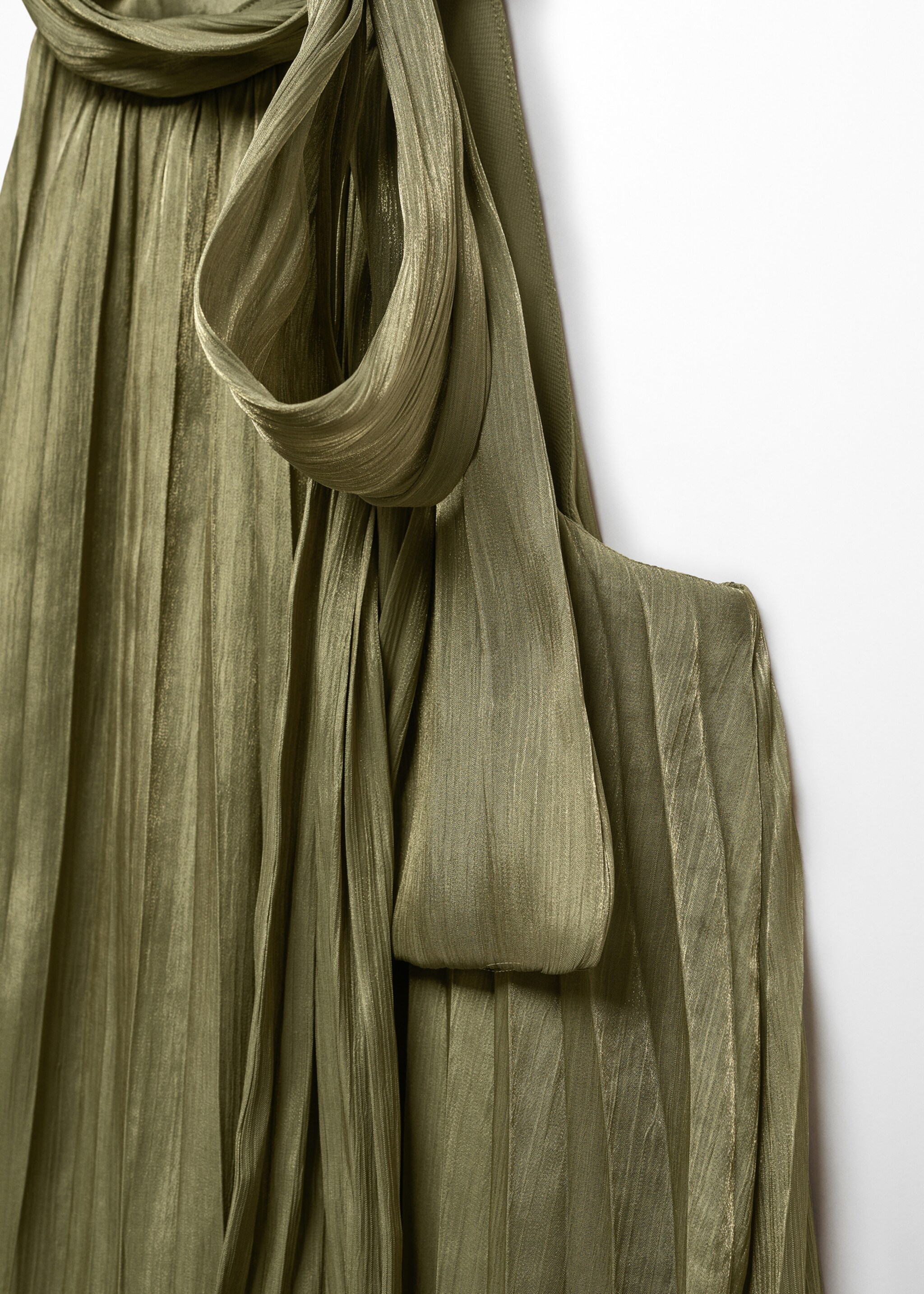 Blouse plissée nœud - Détail de l'article 8