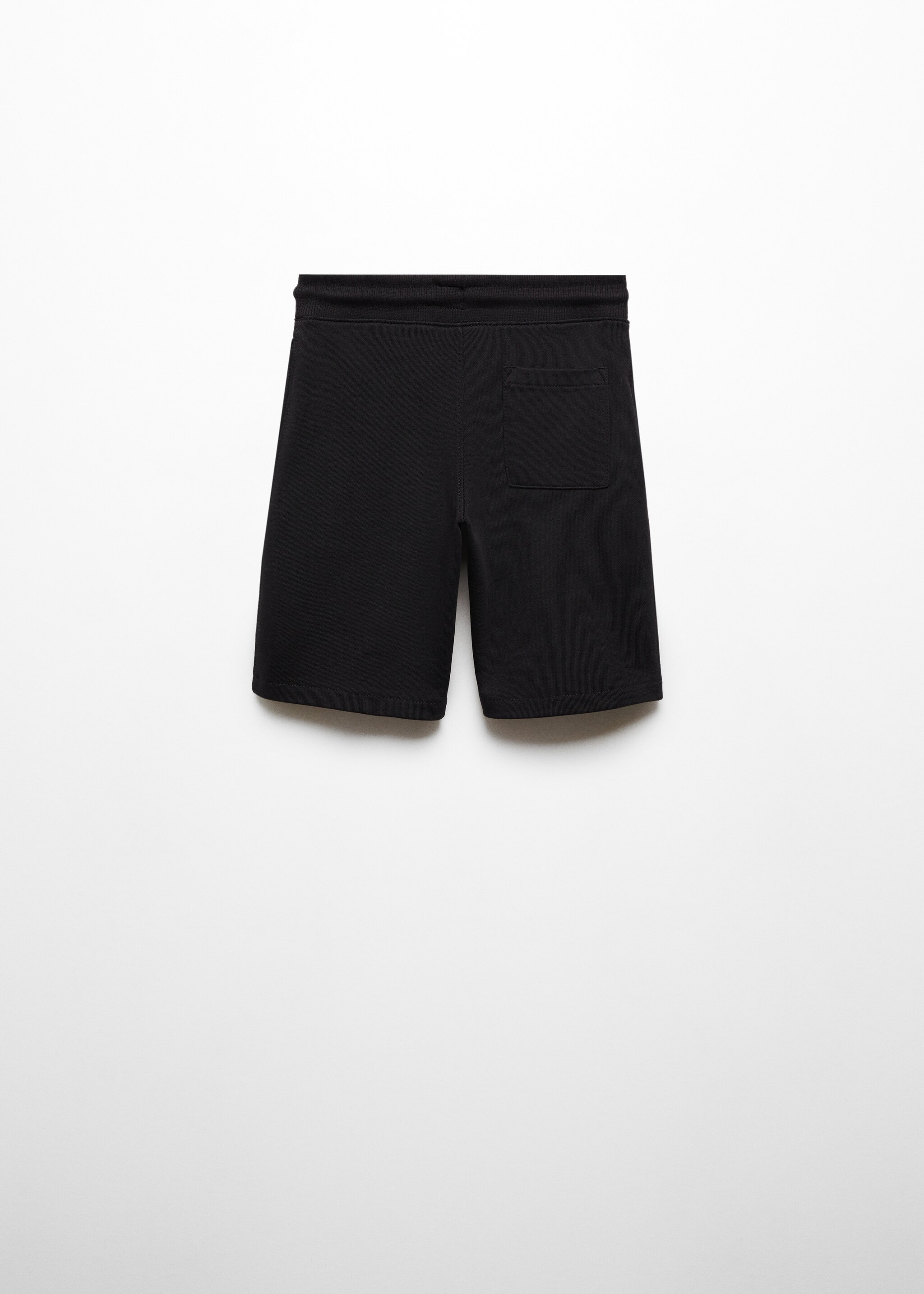 Cotton shorts with elastic waist - Reverse of the article