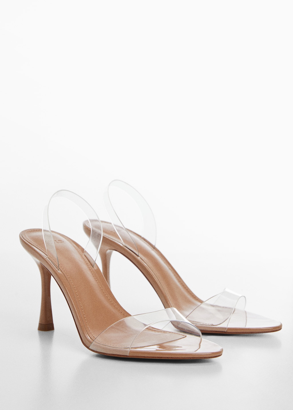 Sandales vinyle talon