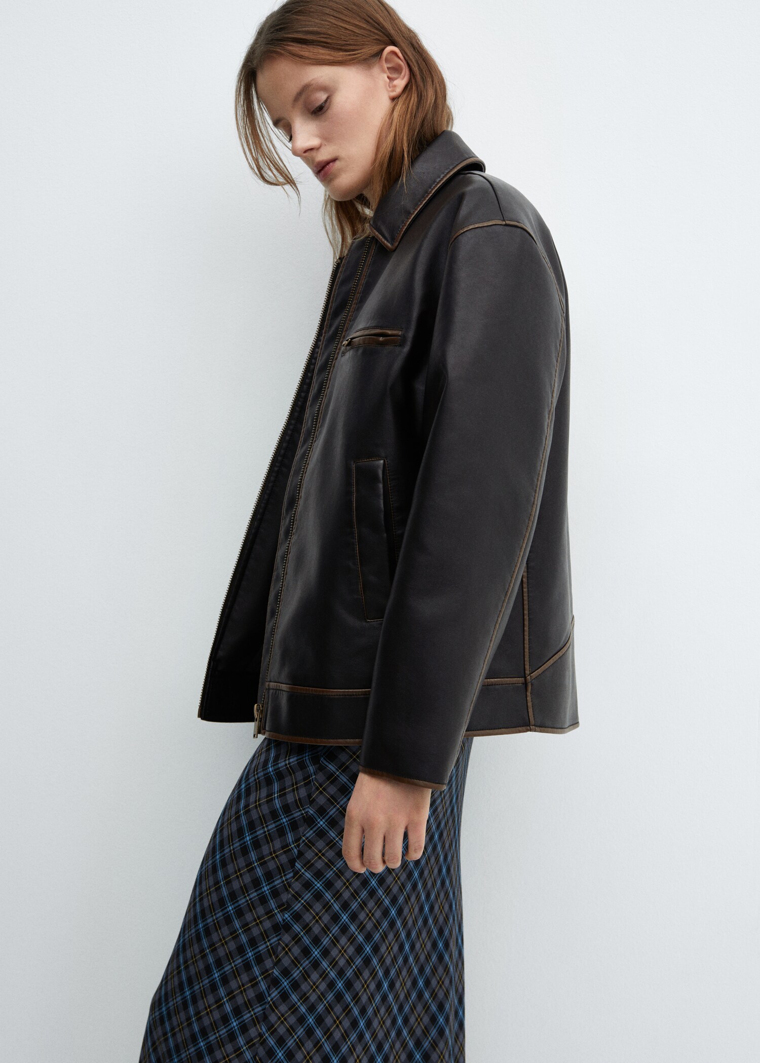 Blouson similicuir effet usé - Détail de l'article 2