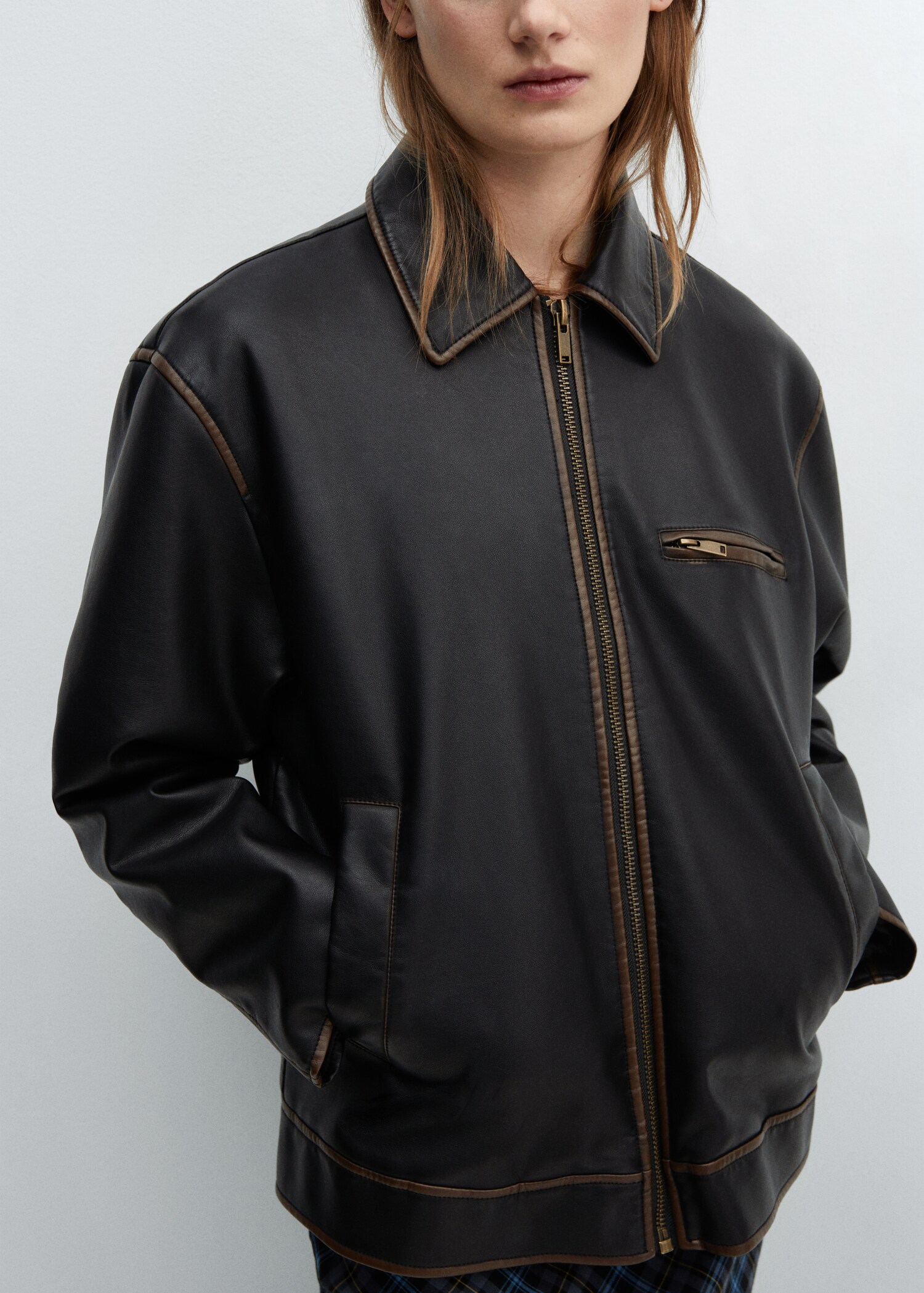 Blouson similicuir effet usé - Détail de l'article 6