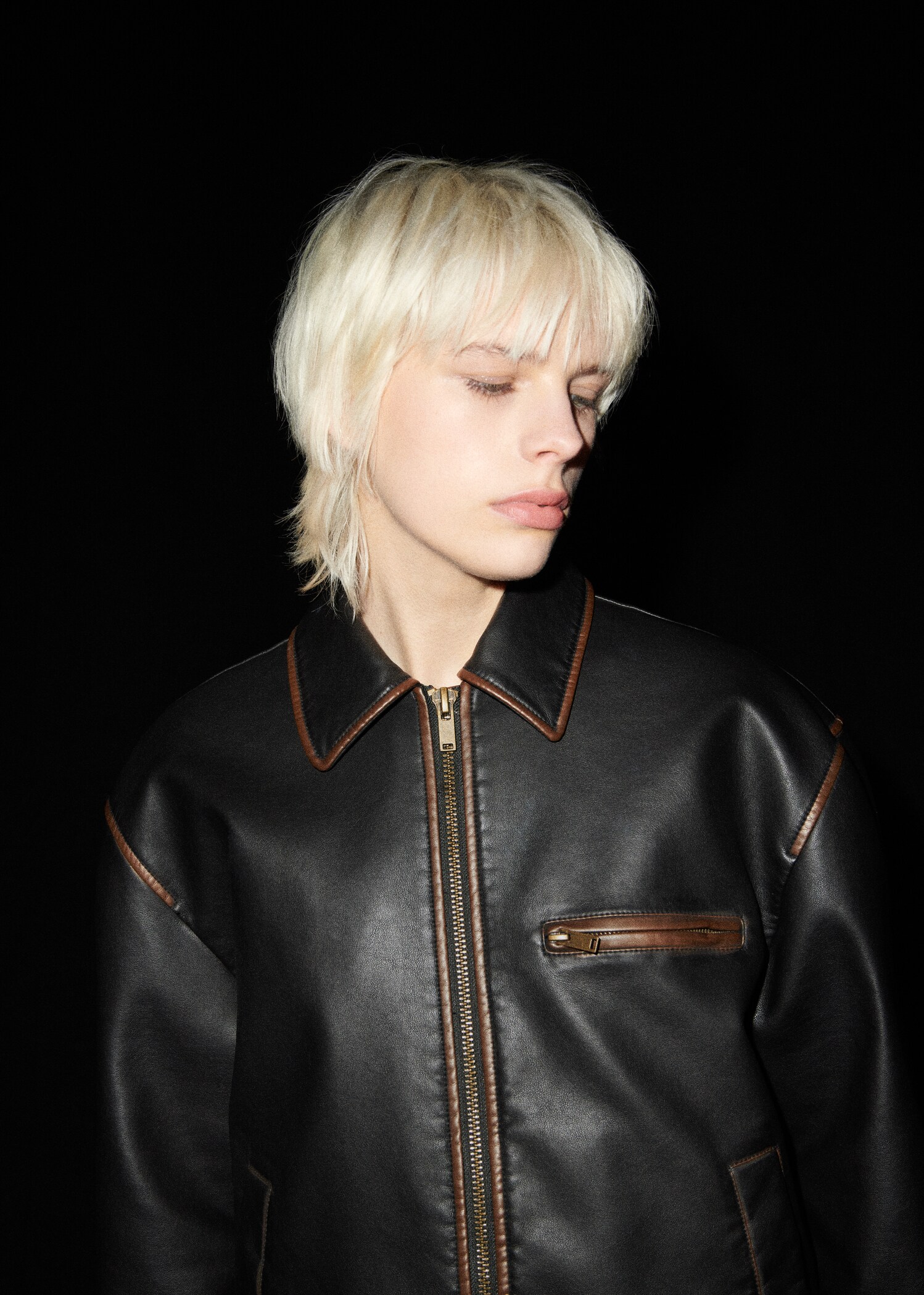 Blouson similicuir effet usé - Détail de l'article 7