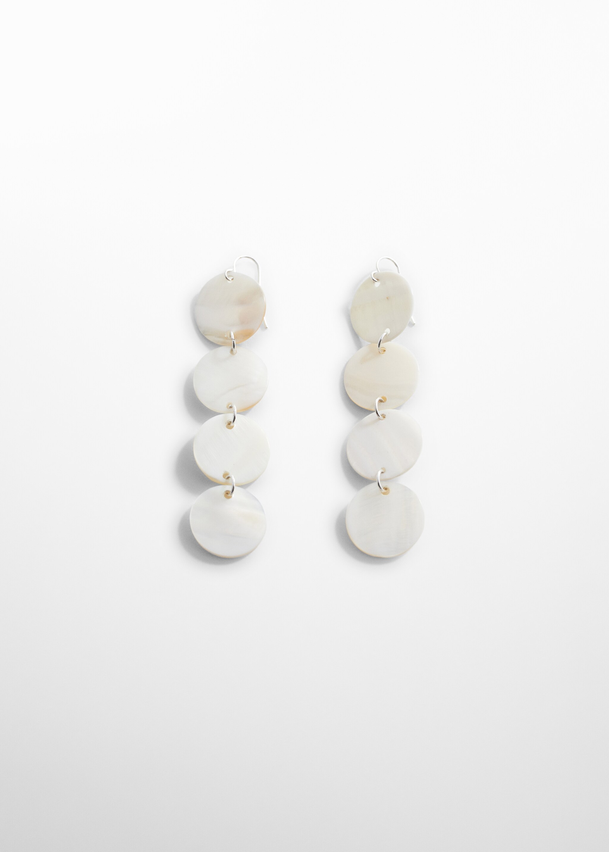 Shell hoop earrings - Article without model