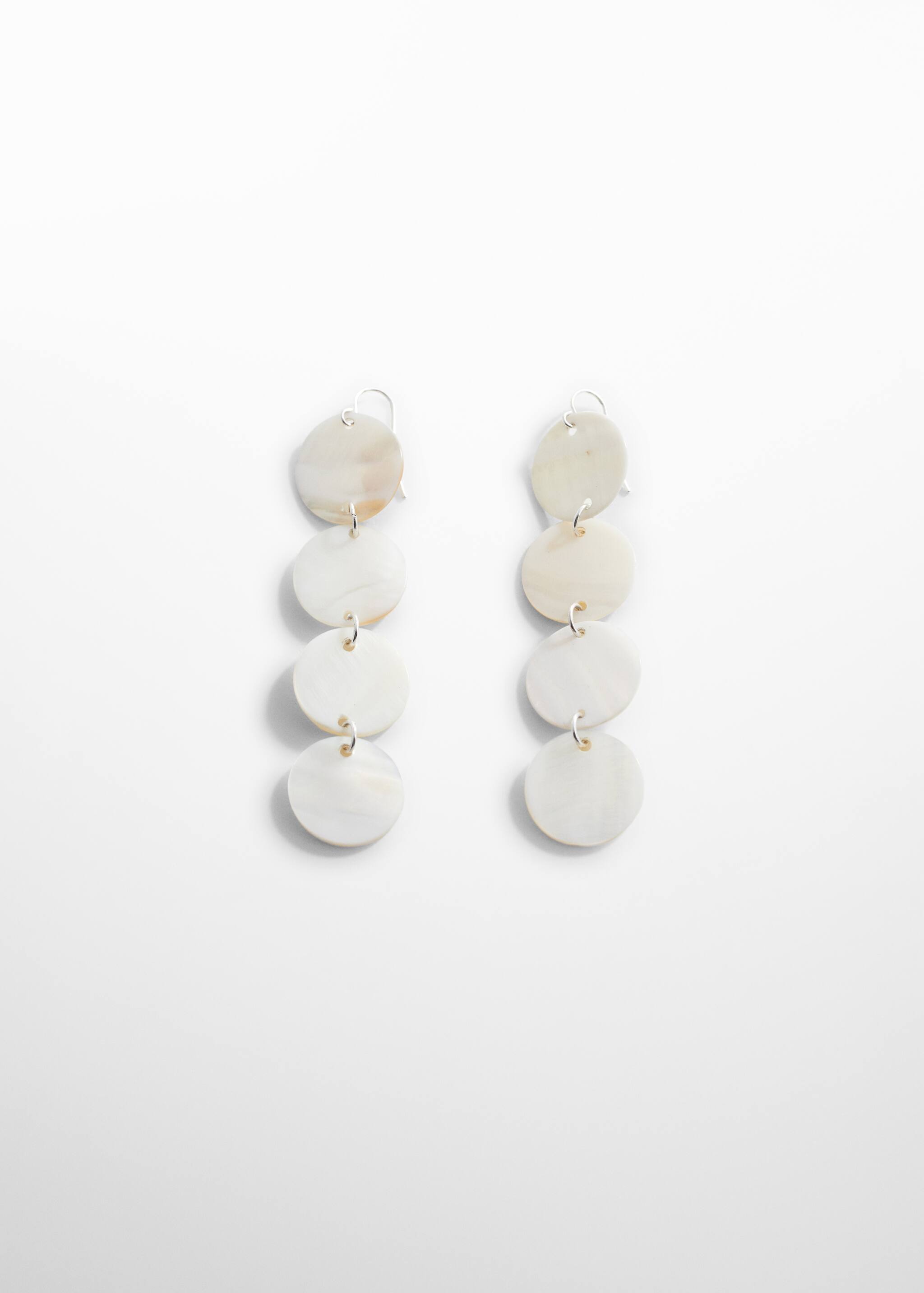 Shell hoop earrings - Article without model