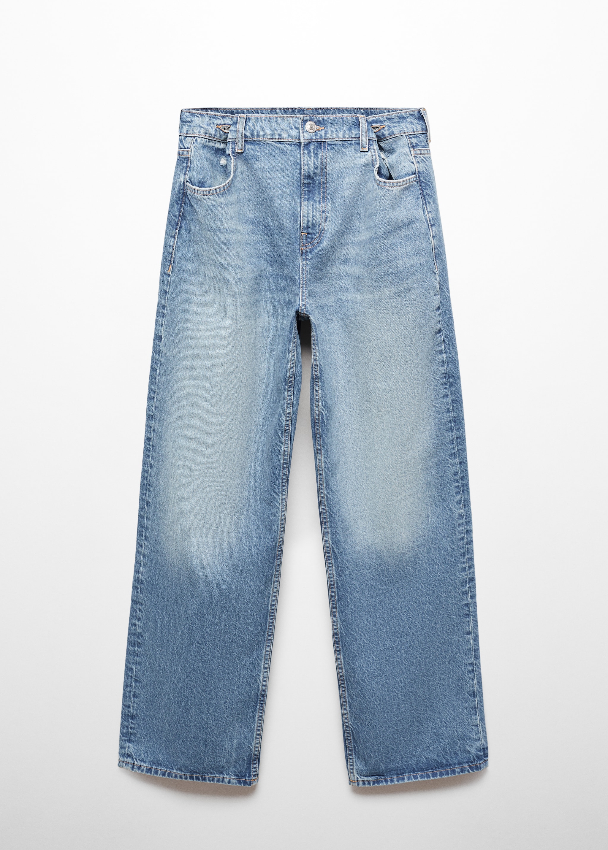Jeans wideleg loose tiro medio - Artículo sin modelo