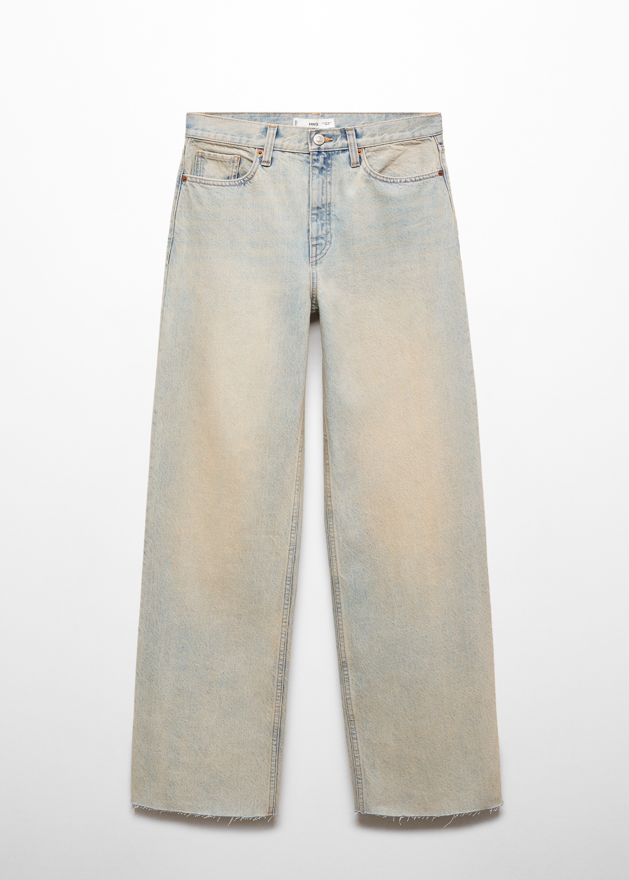 Jeans wideleg de cintura alta - Artigo sem modelo