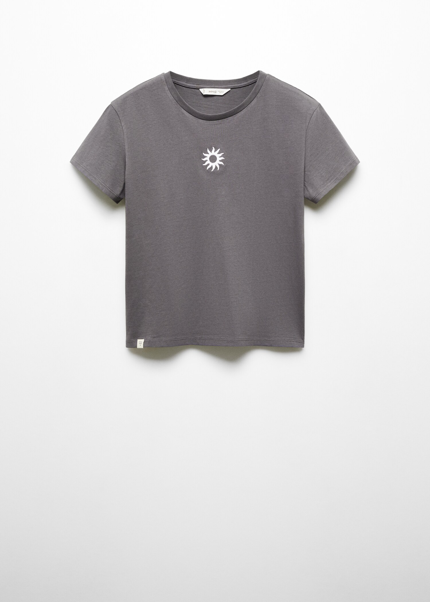 Printed cotton-blend T-shirt - Article without model