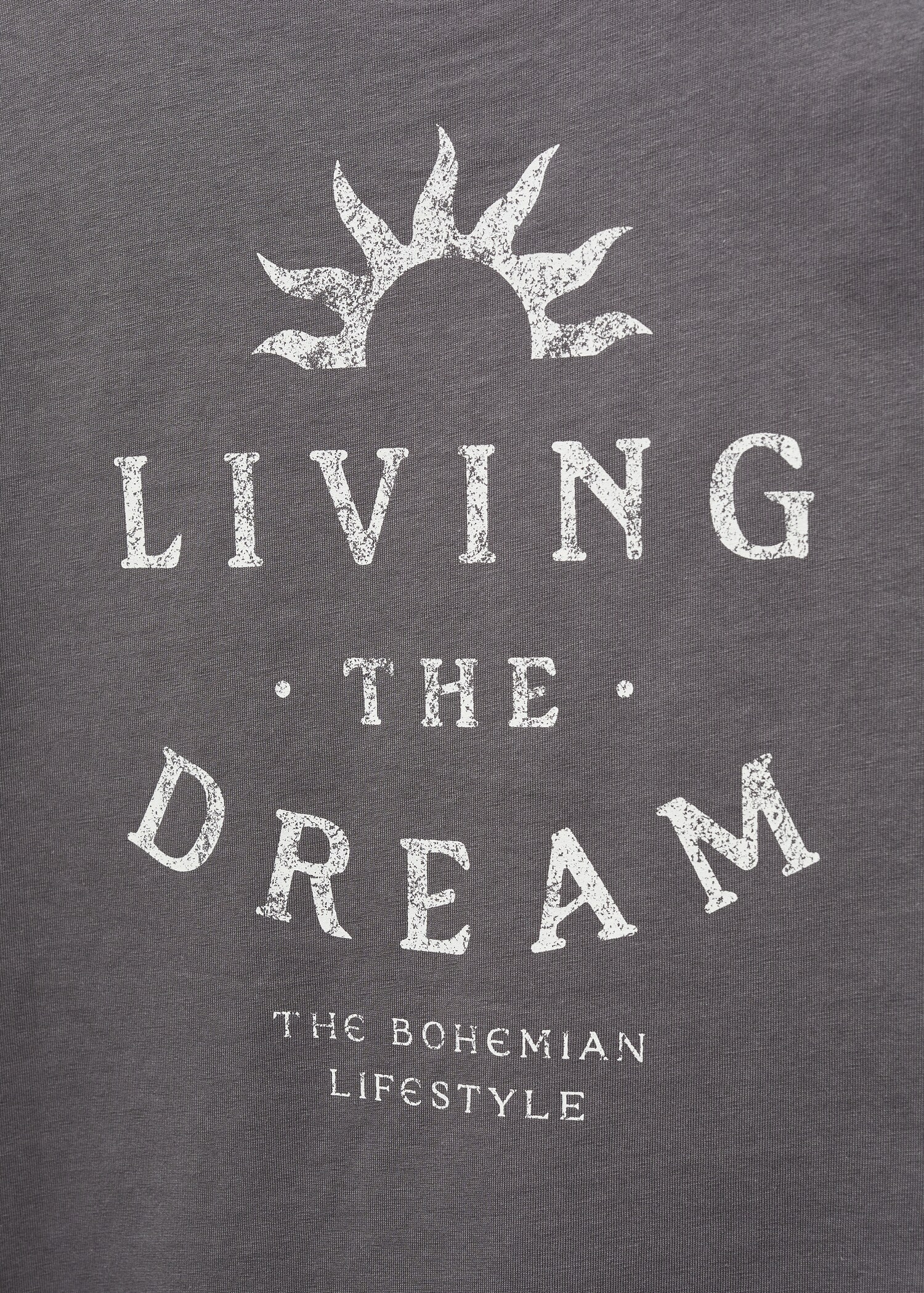 Printed cotton-blend T-shirt - Details of the article 0