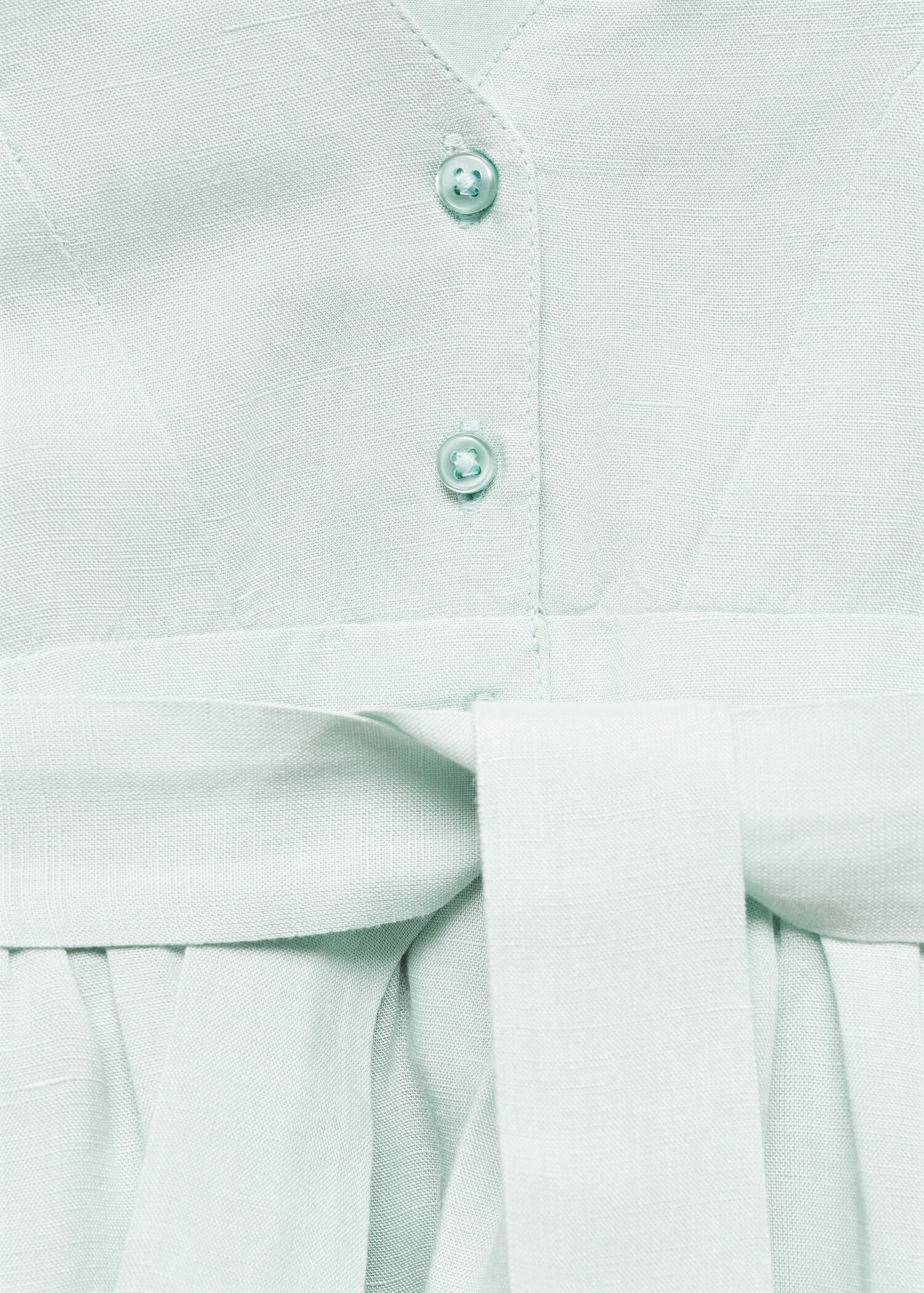 Linen-blend dress - Details of the article 8