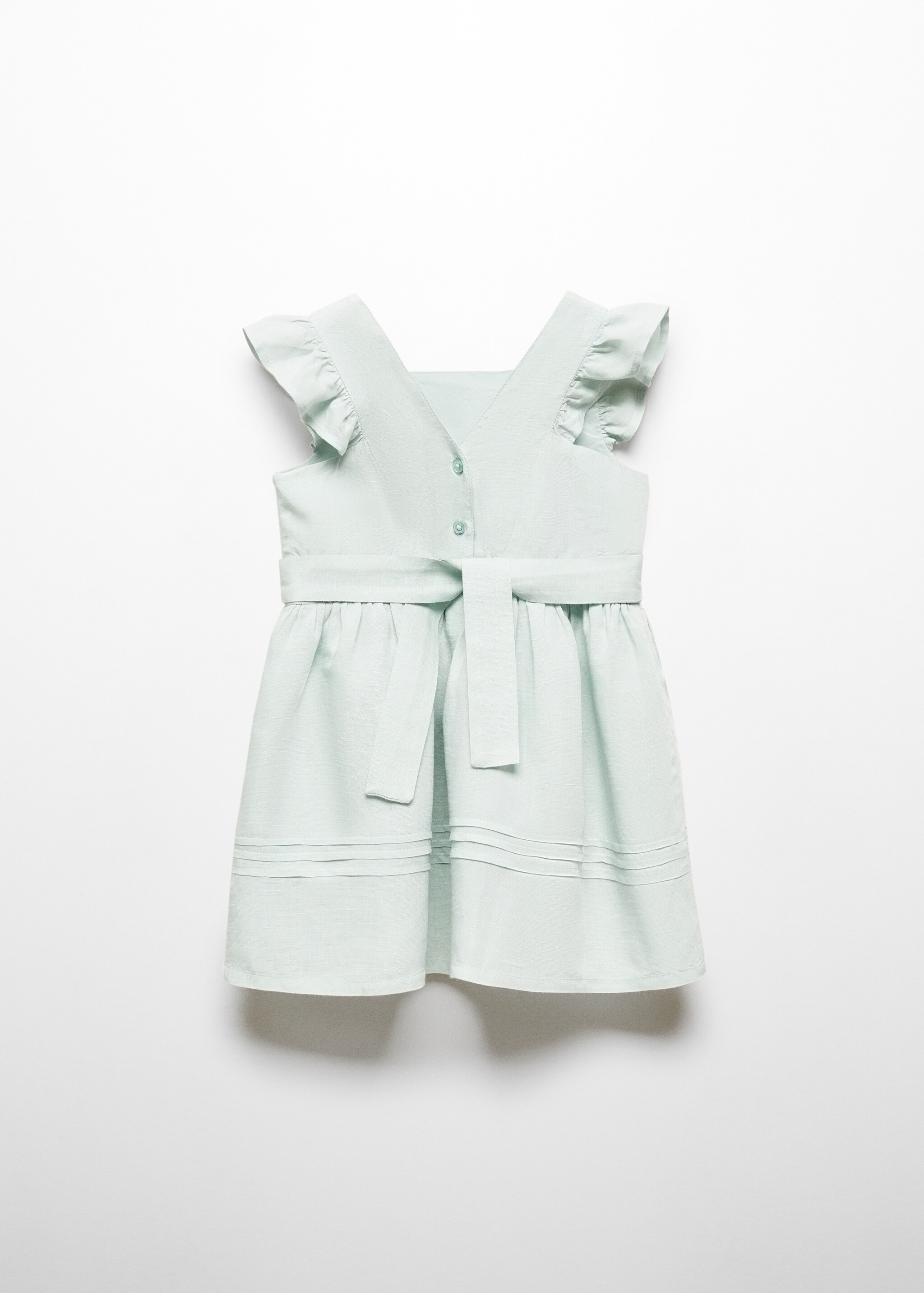 Linen-blend dress - Reverse of the article