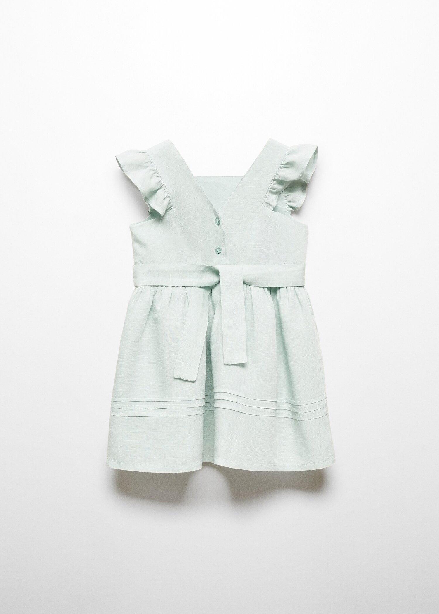 Linen-blend dress - Reverse of the article