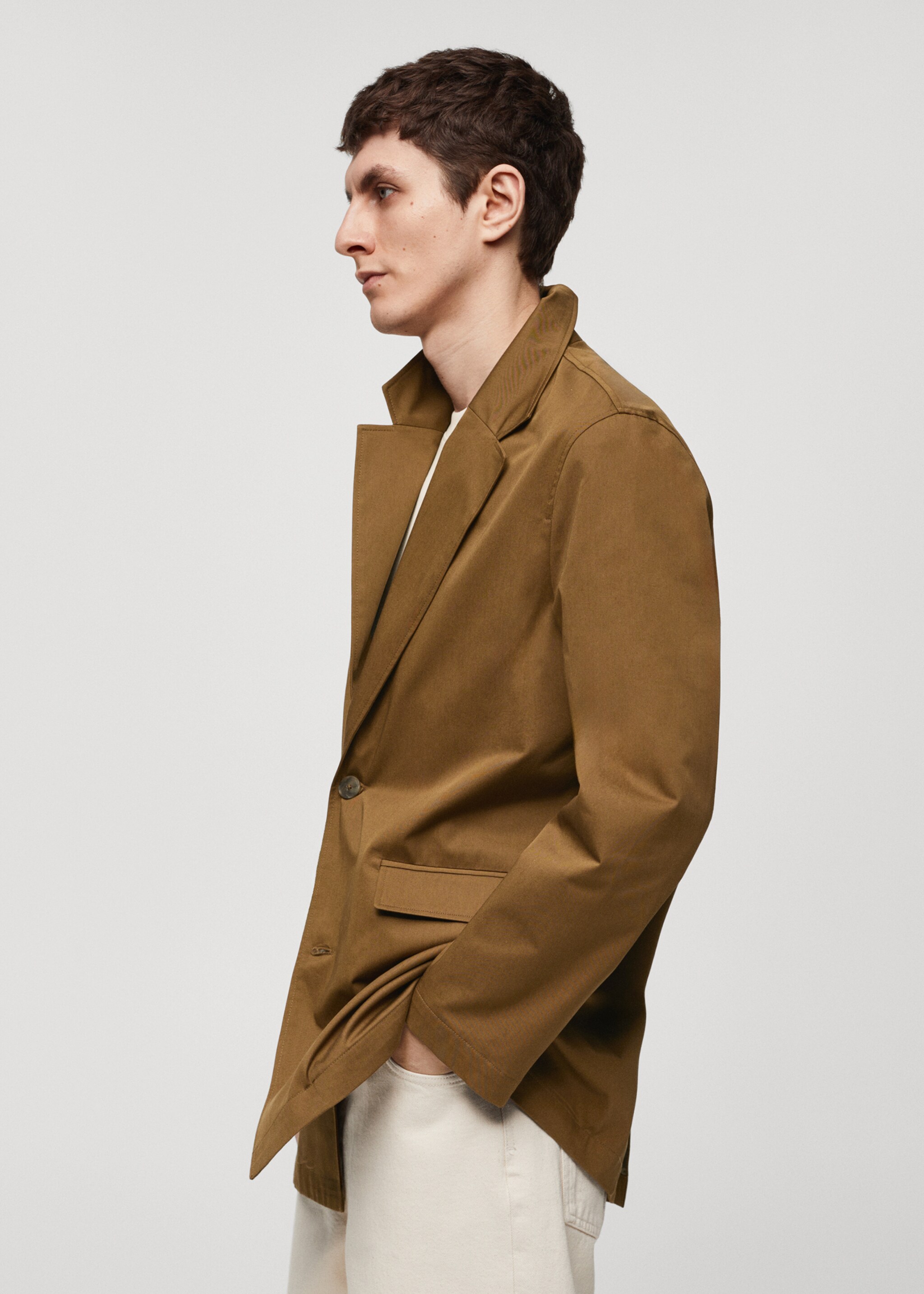 Σακάκι βαμβάκι relaxed fit - Λεπτομέρεια του προϊόντος 2