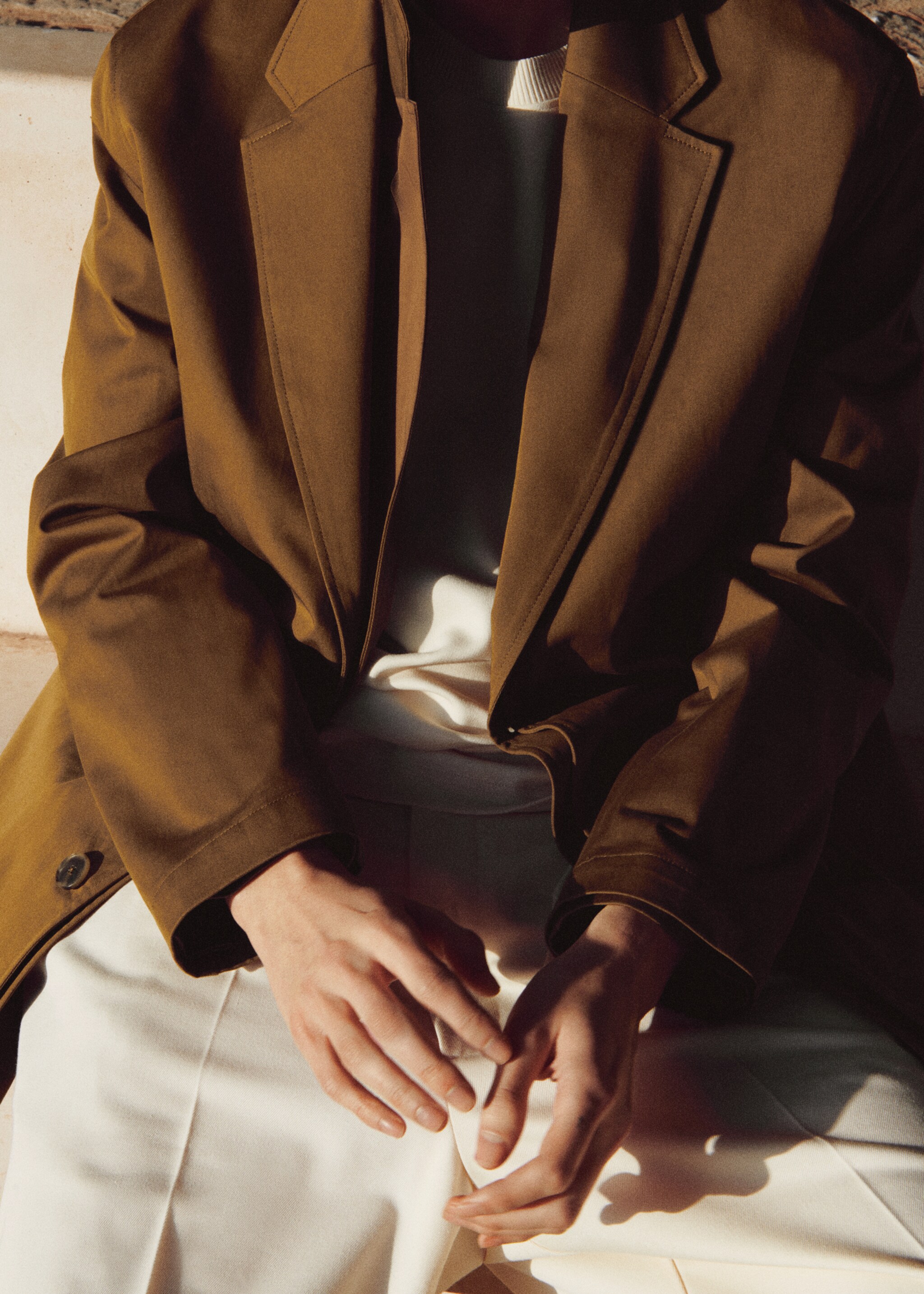 Σακάκι βαμβάκι relaxed fit - Λεπτομέρεια του προϊόντος 5