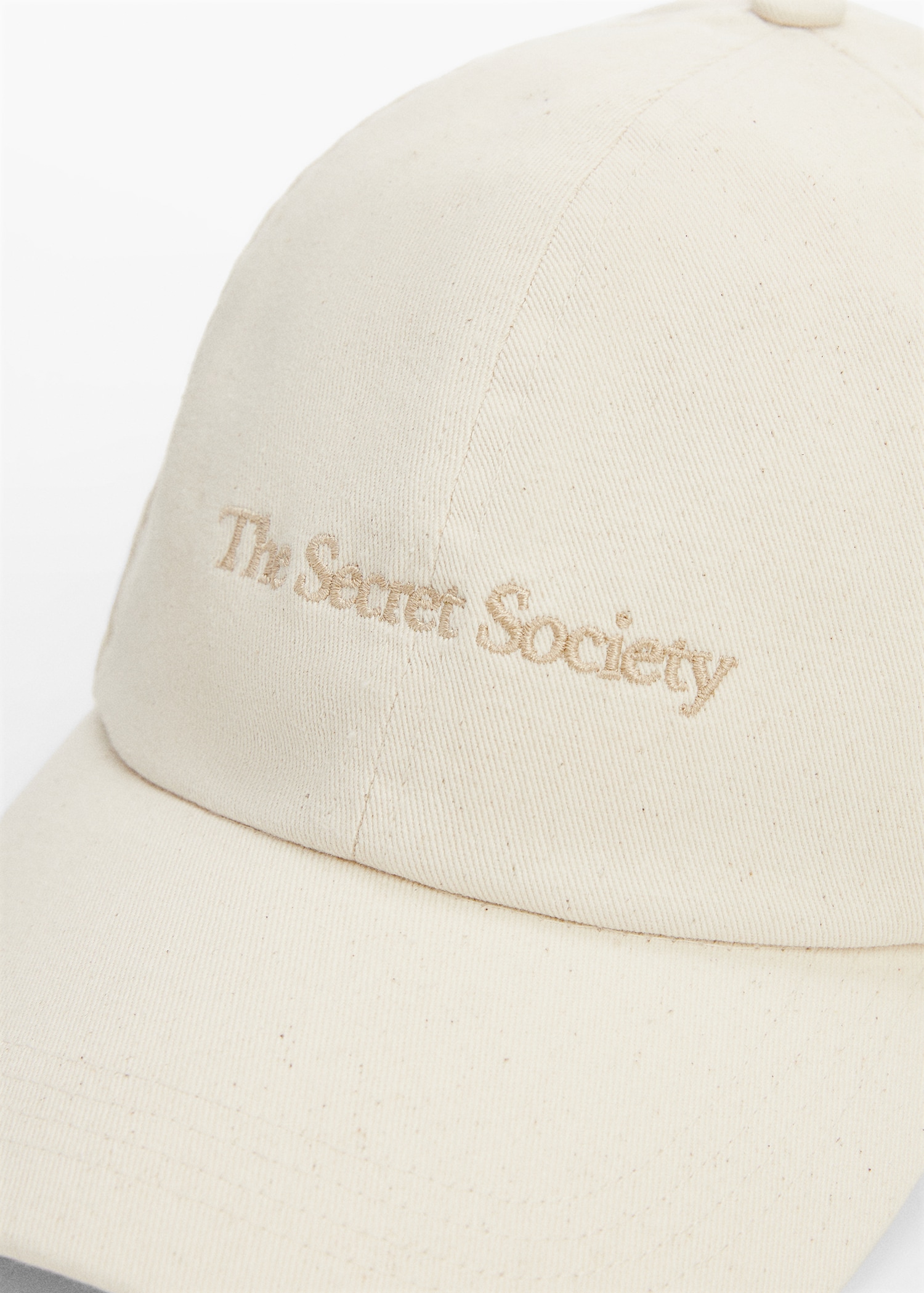 Embroidered message cap - Women | MANGO United Kingdom