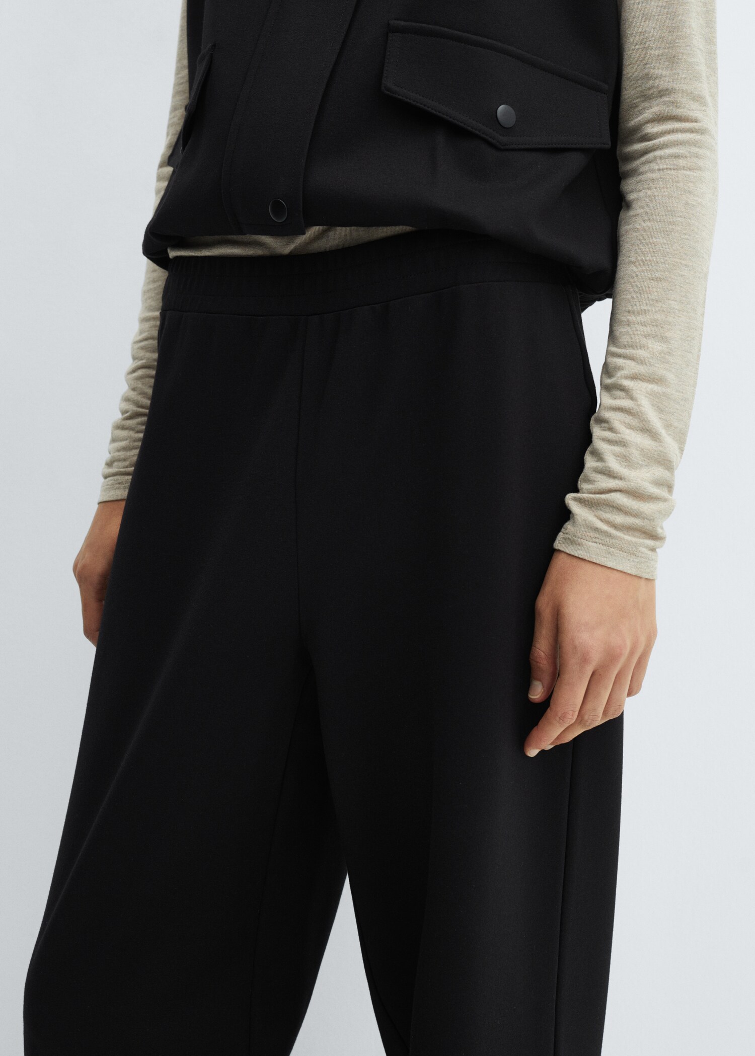 Pantalon droit taille élastique - Détail de l'article 6