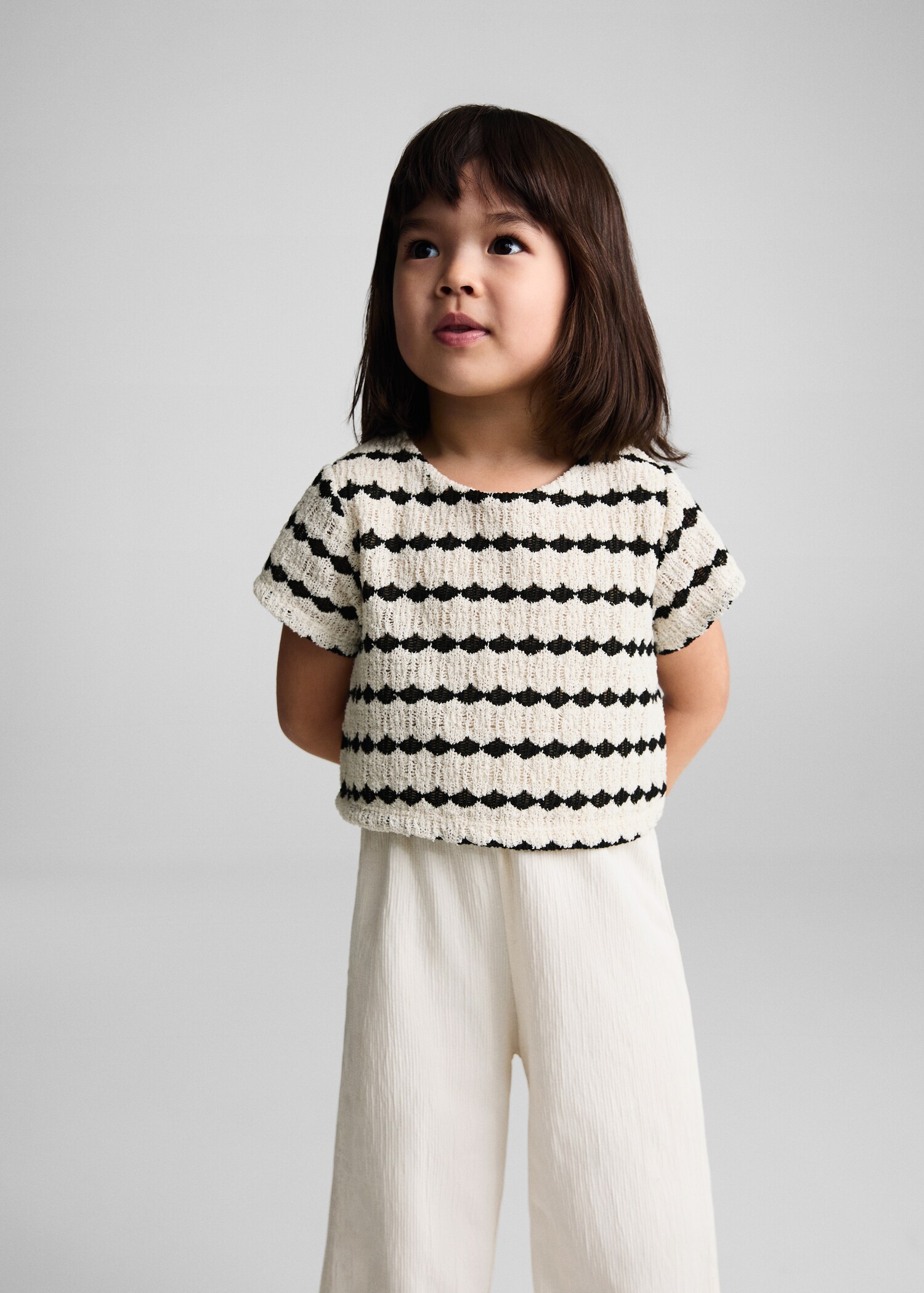 Cotton print jumpsuit - Середній план