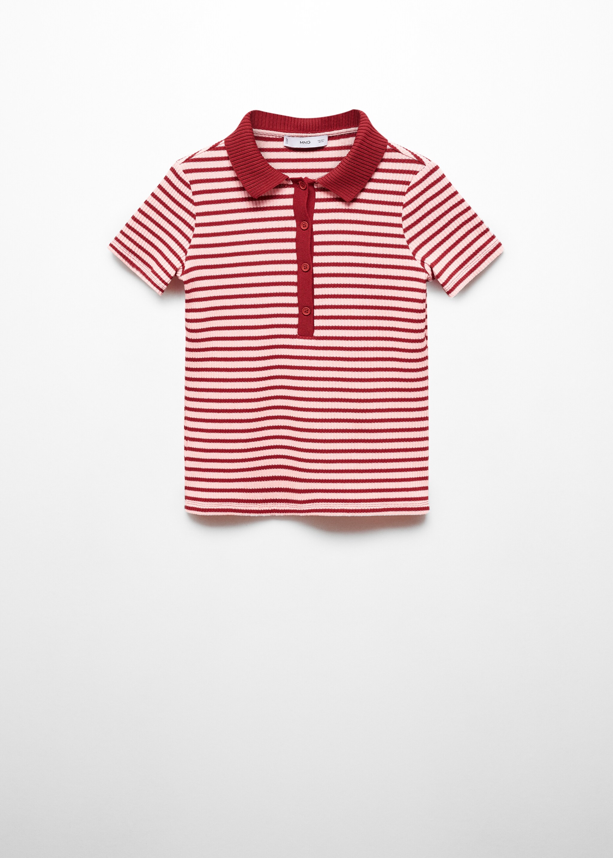  Short sleeve striped polo shirt - Article without model