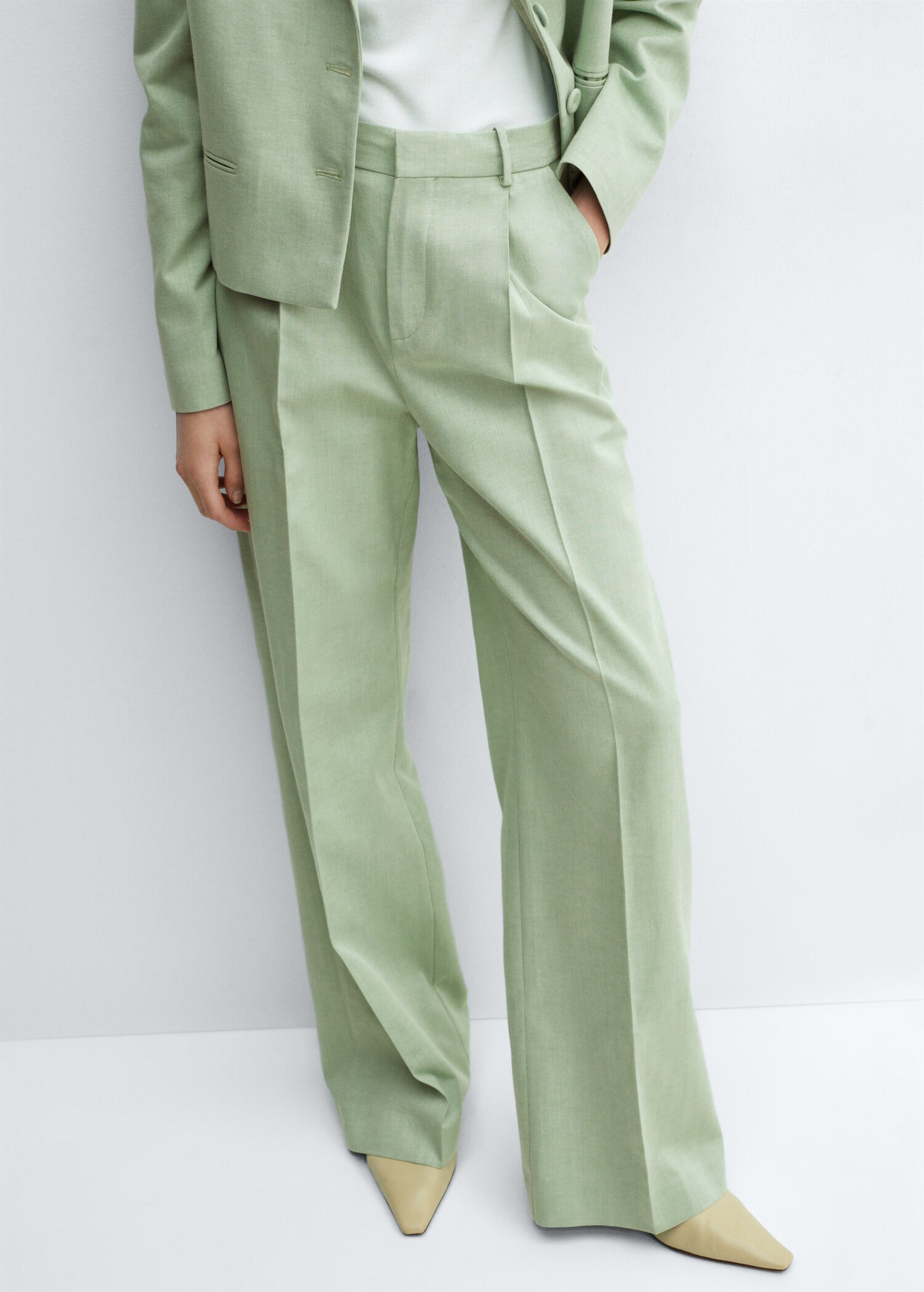  Wide leg suit pants - Medium plane