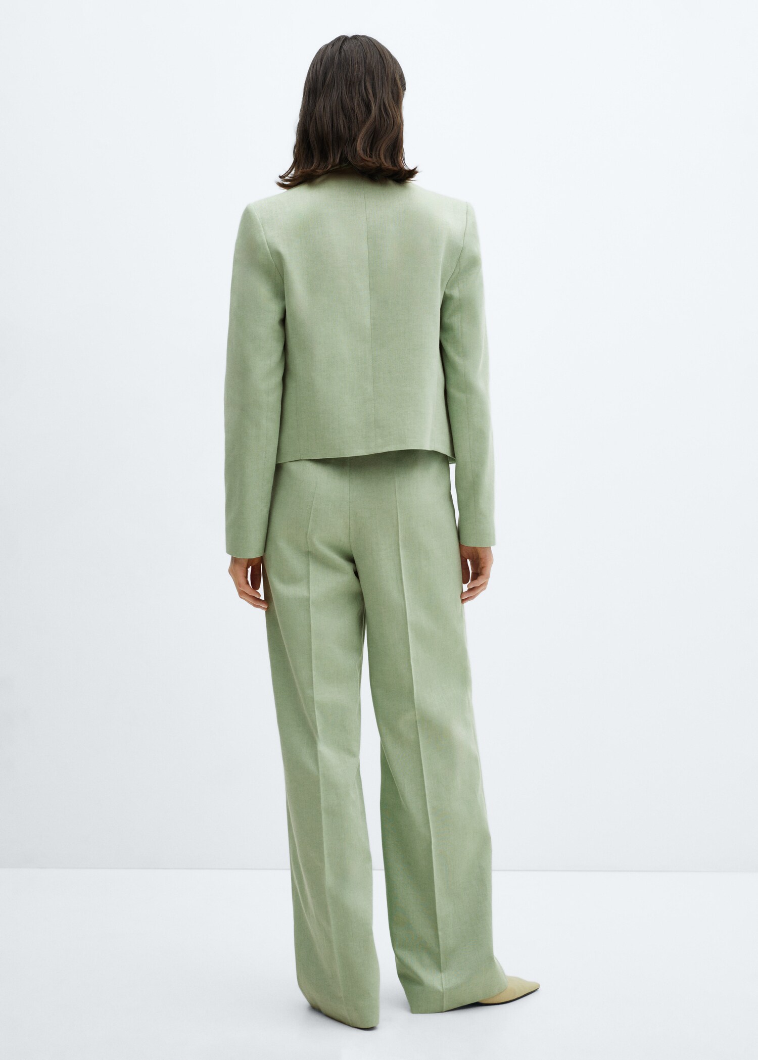  Wide leg suit pants - Reverse of the article