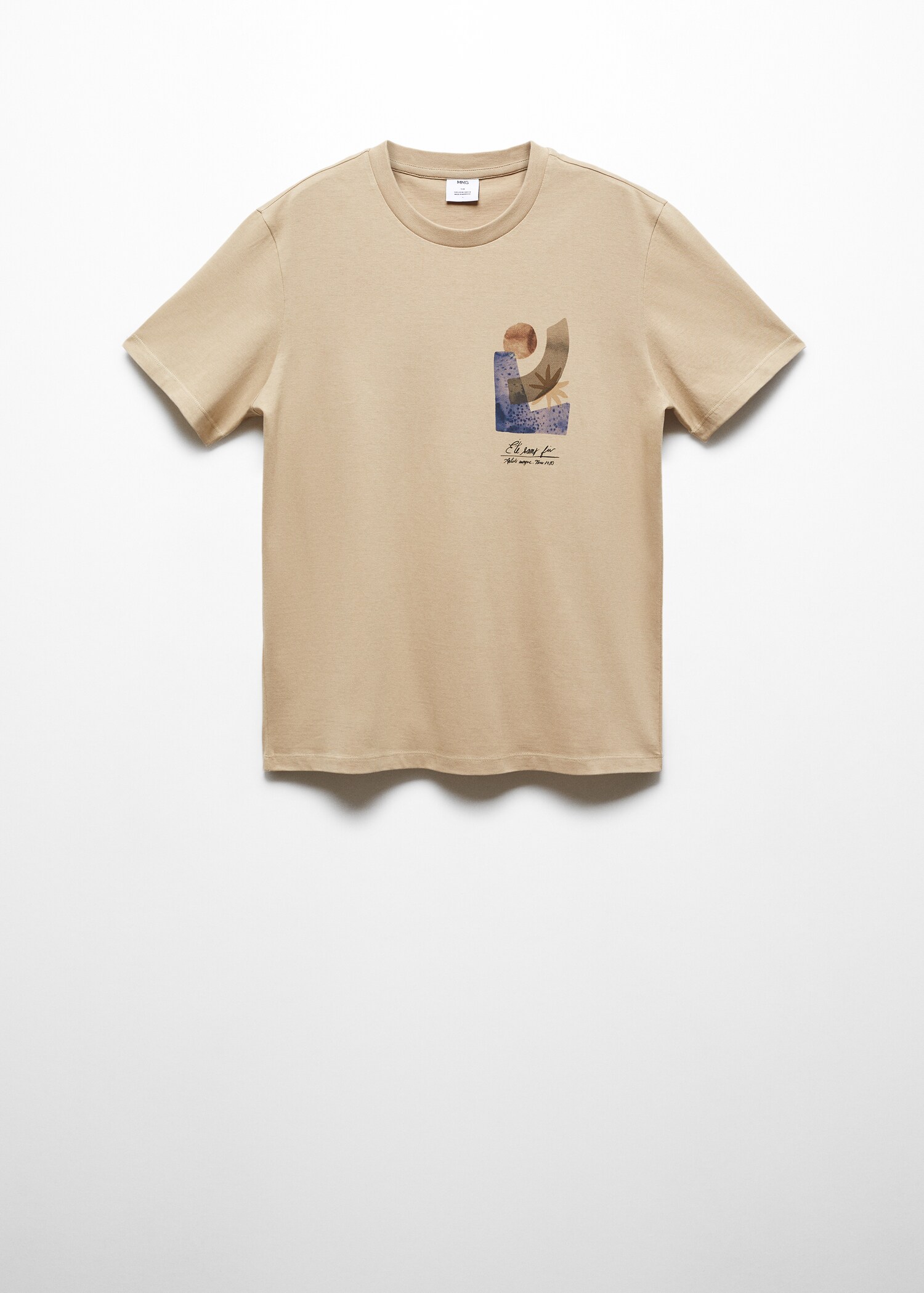 T-shirt de 100% algodão estampada - Artigo sem modelo