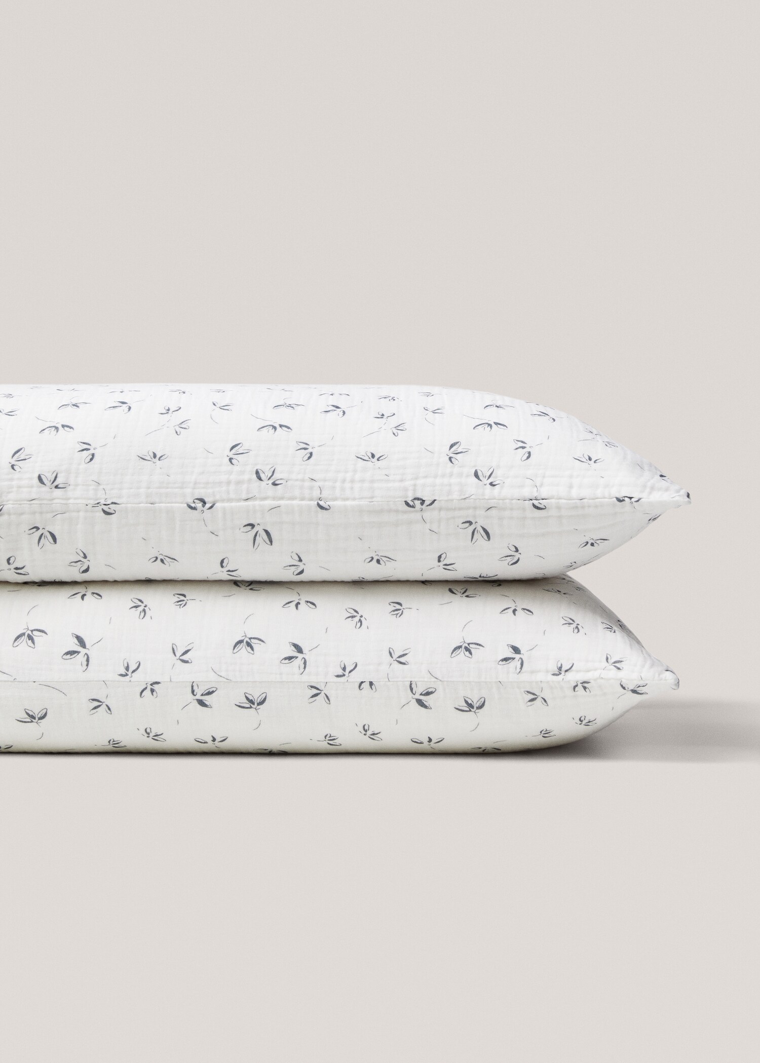 Flower print chiffon pillowcase 50x75cm - Details of the article 3