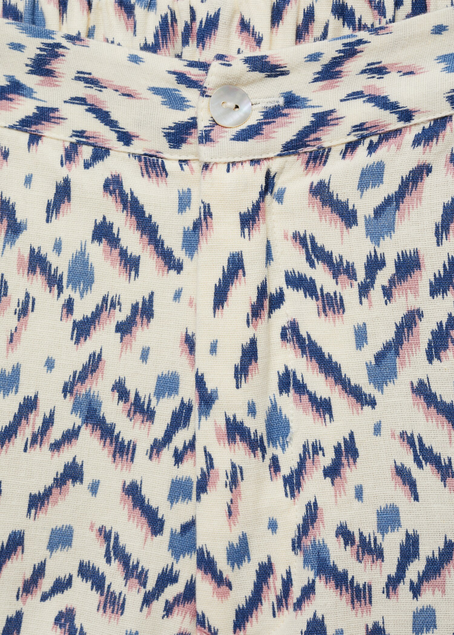 Linen printed shorts - Details of the article 8