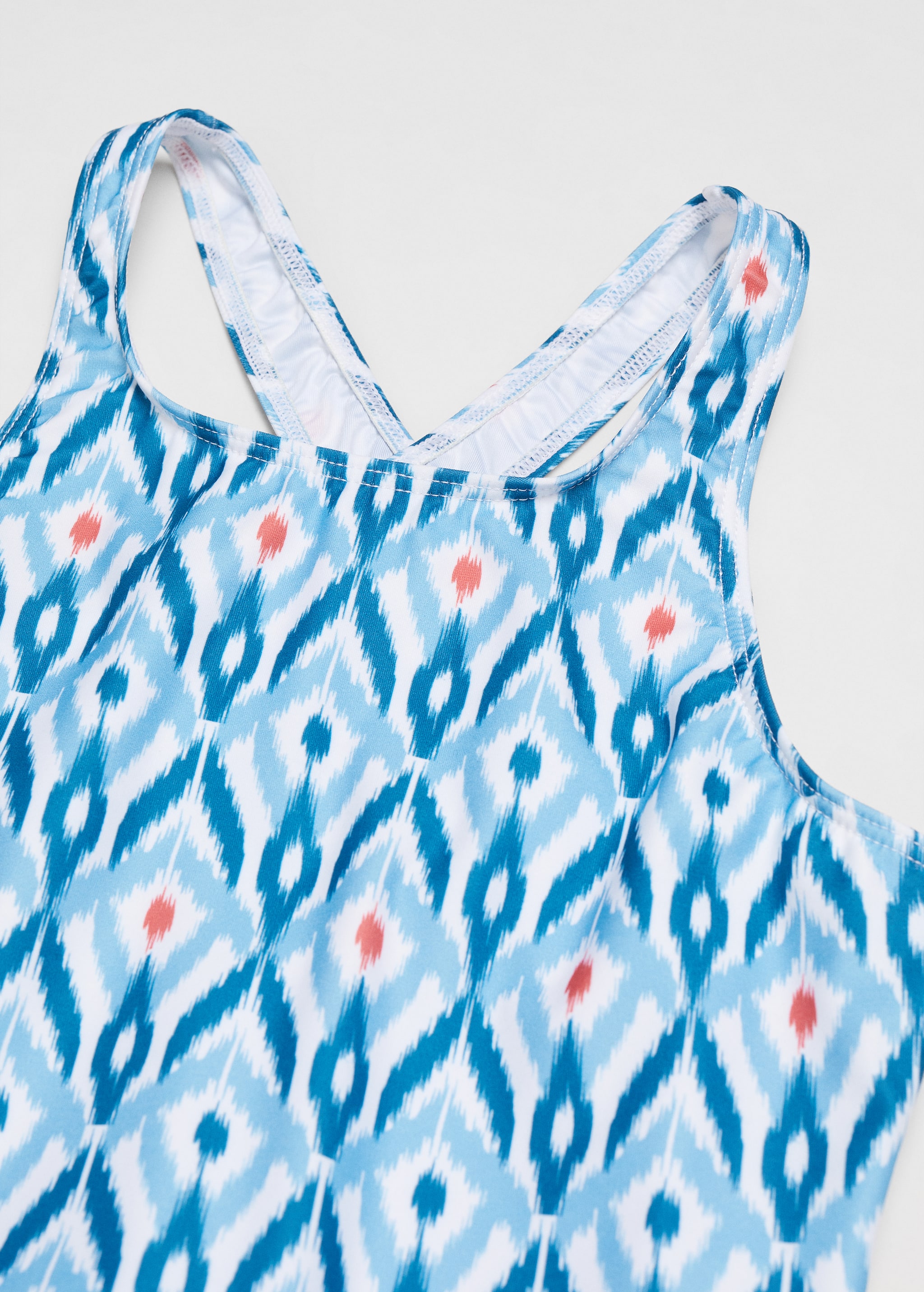 Printed swimsuit with crossed straps - Details of the article 8