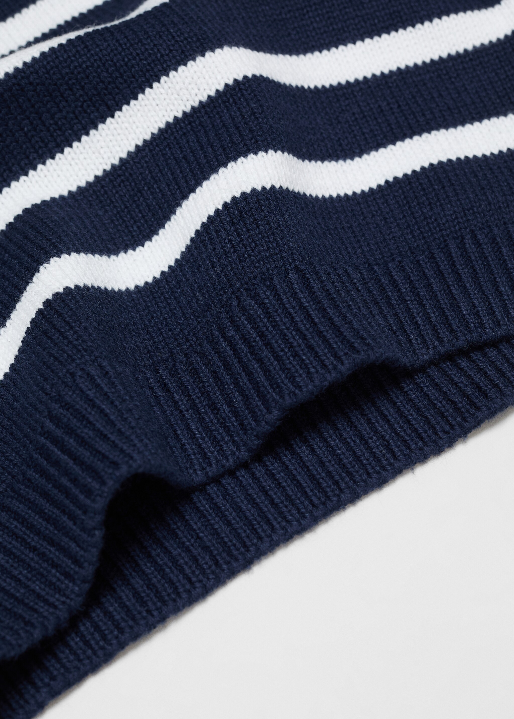 Striped knit sweater - Details of the article 0