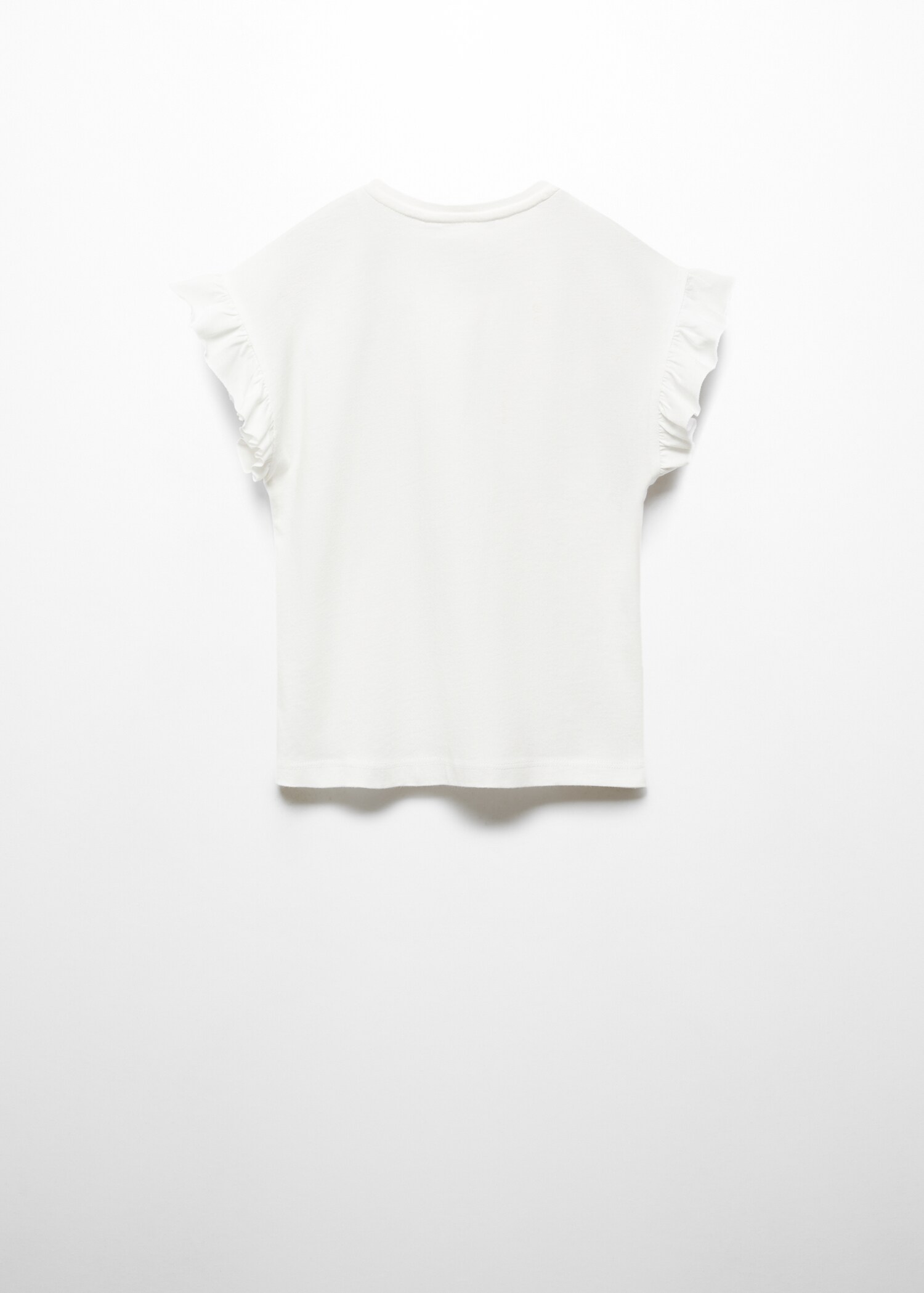 T-shirt fleurs relief - Verso de l’article
