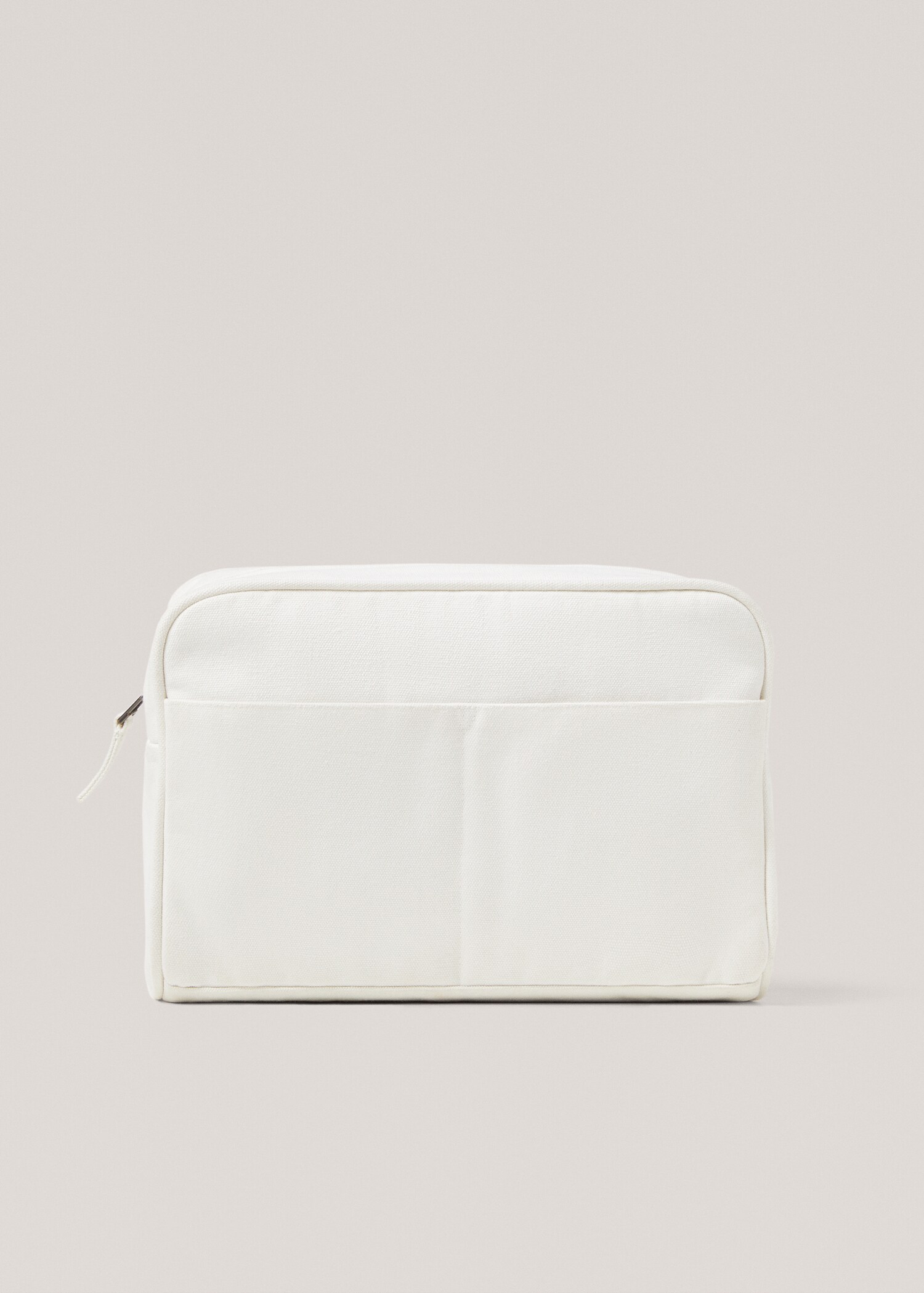 Rectangular cotton toiletry bag - Article without model