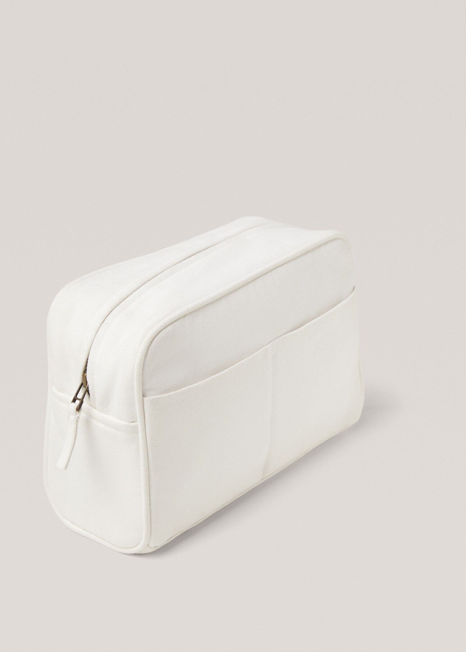 Rectangular cotton toiletry bag - Details of the article 1