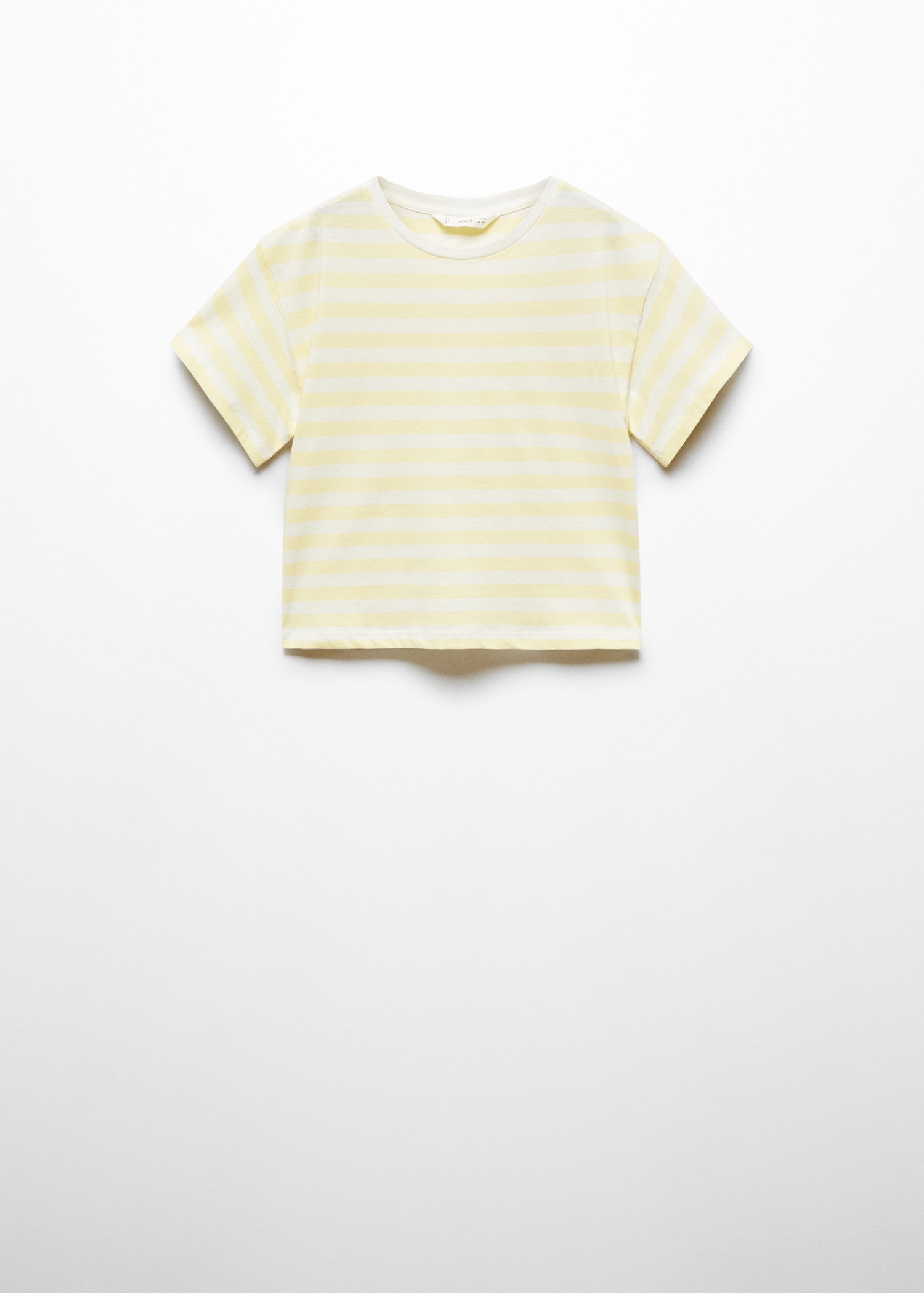 Striped cotton T-shirt - Article without model