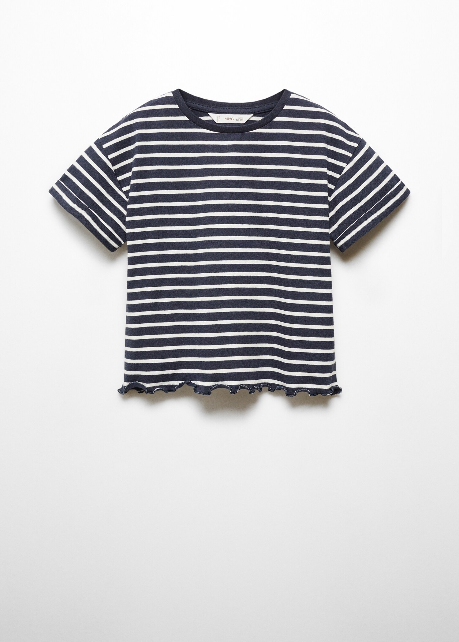 Striped cotton T-shirt - Article without model