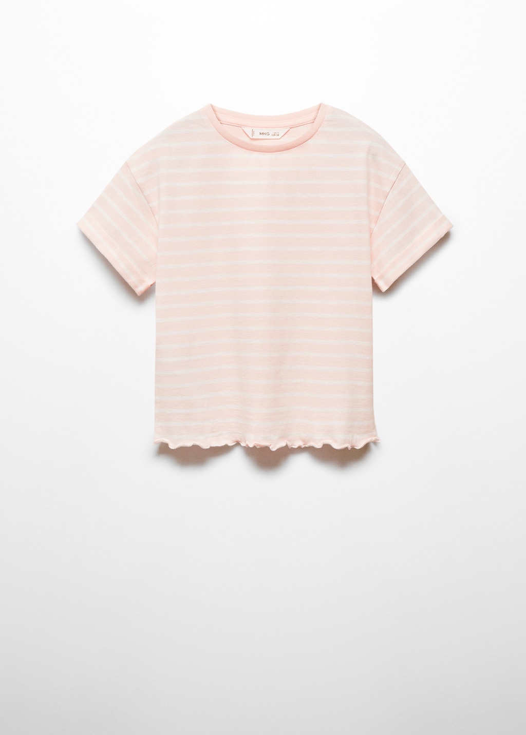 Mango Gestreiftes Baumwoll-Shirt