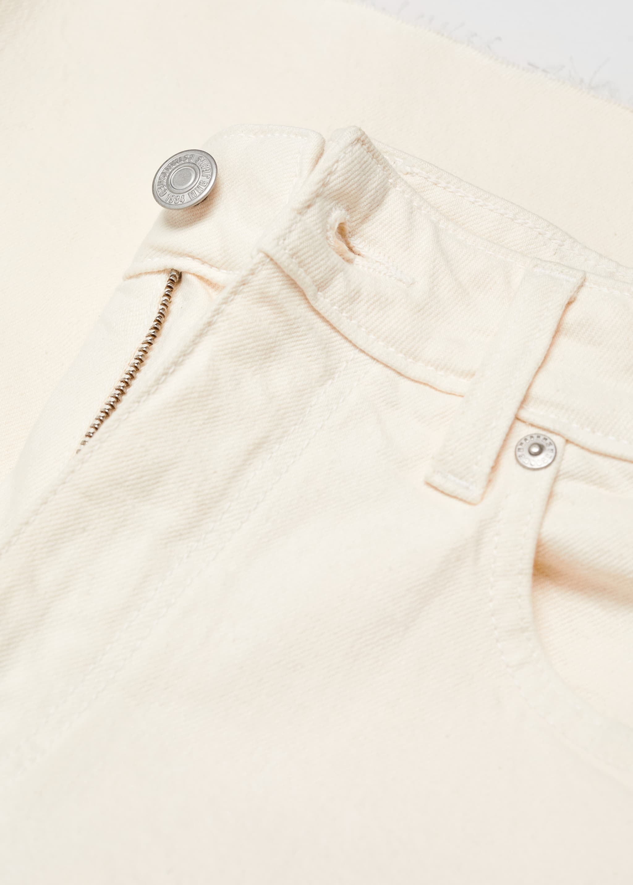 Mid waist culotte jeans - Details of the article 8