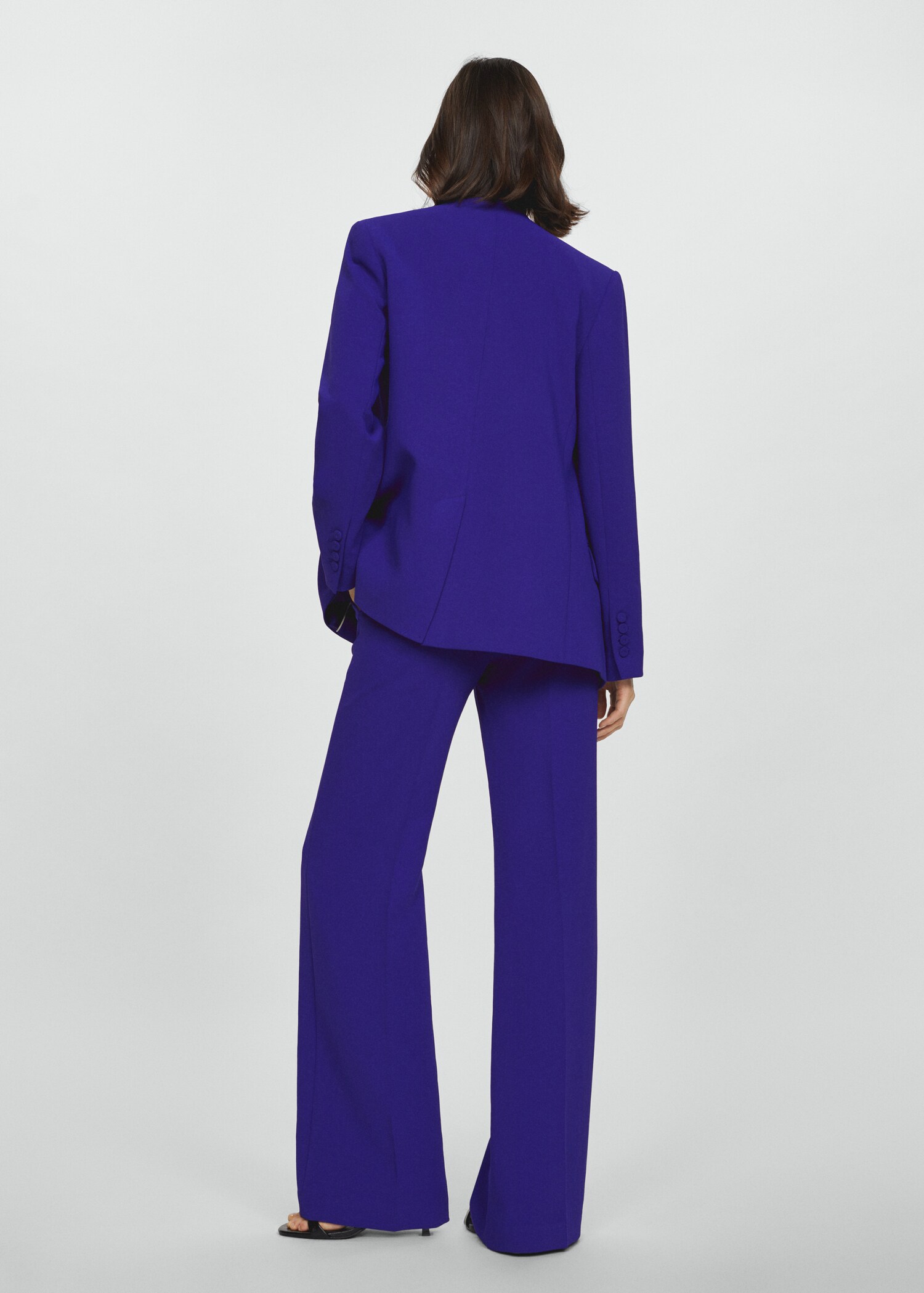 Pantalón wideleg tiro alto - Reverso del artículo