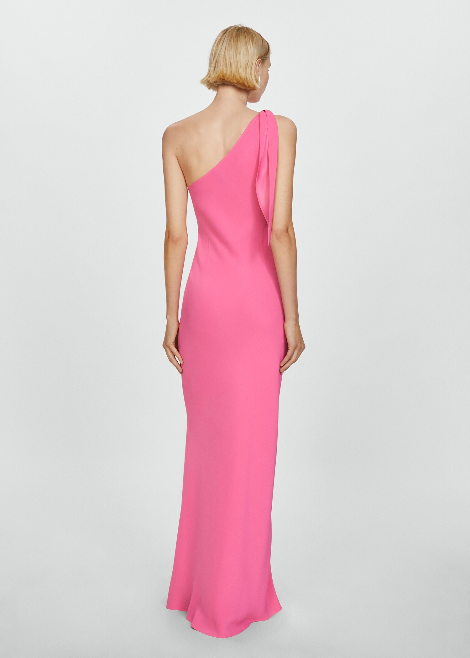 Robe asymétrique nœud - Verso de l’article