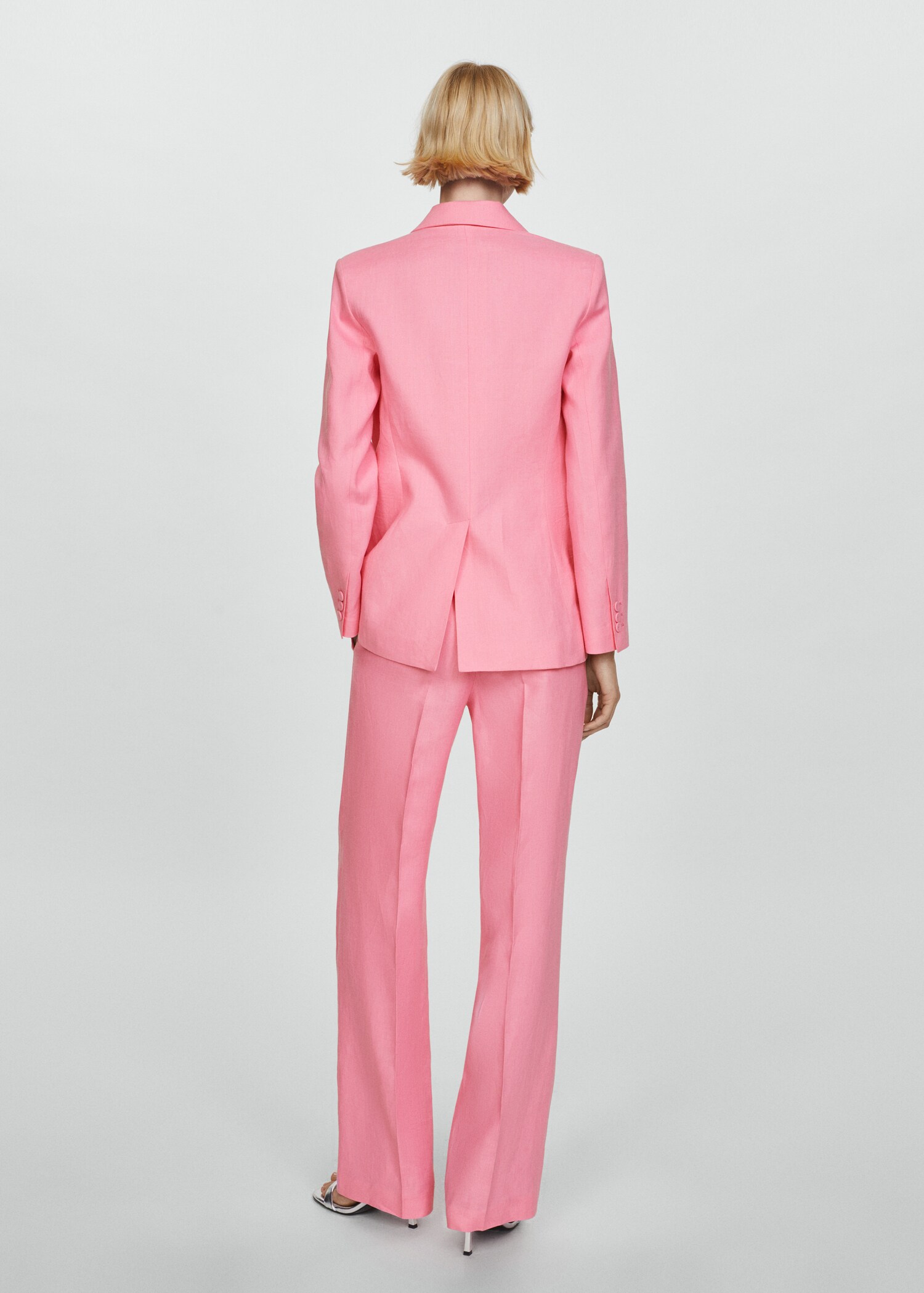 Linen suit pants - Reverse of the article