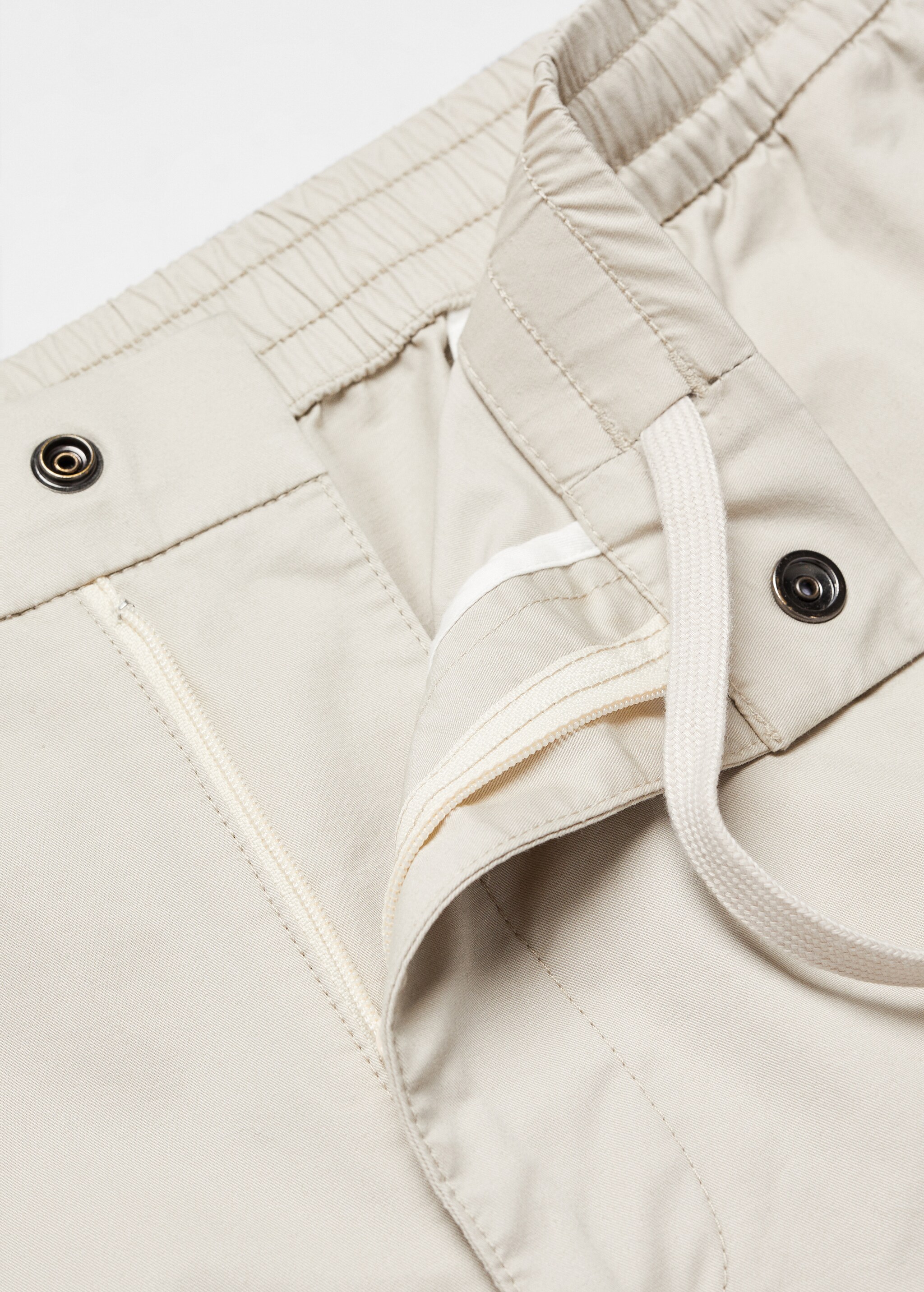 Slim fit cotton Bermuda shorts - Details of the article 8