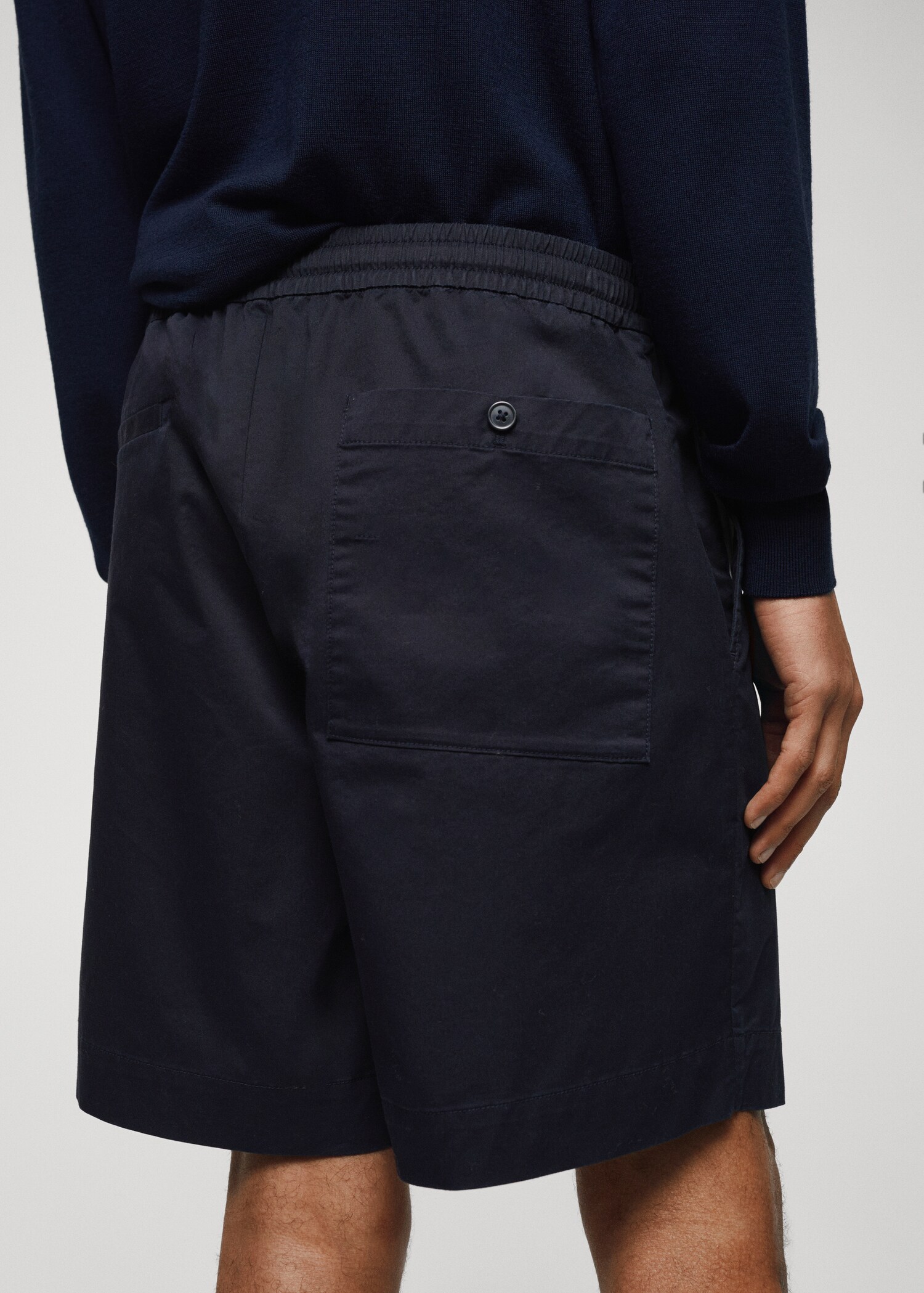 Calções slim fit de algodão - Pormenor do artigo 4