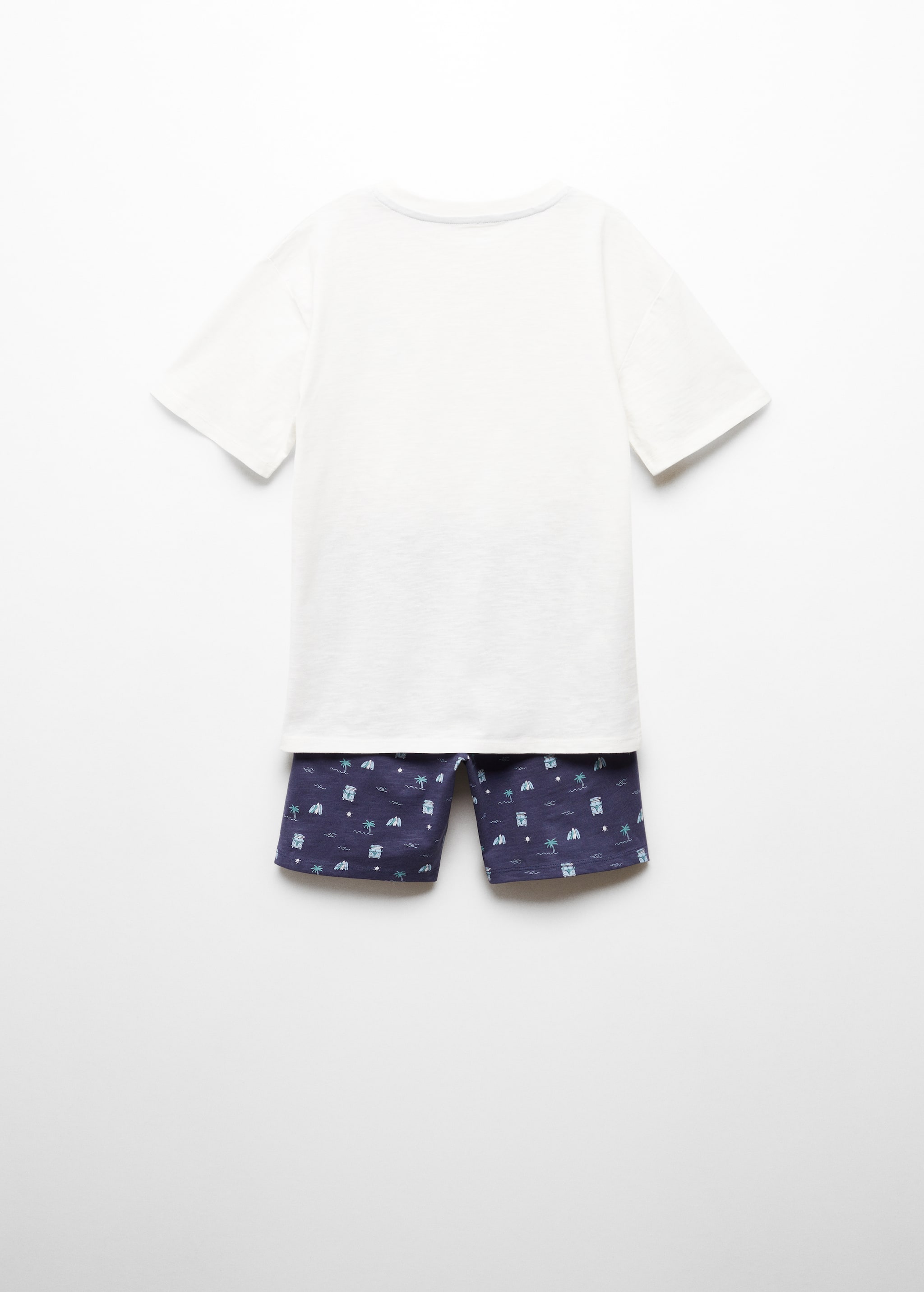 Короткая пижама с принтом - Деталь изделия 8