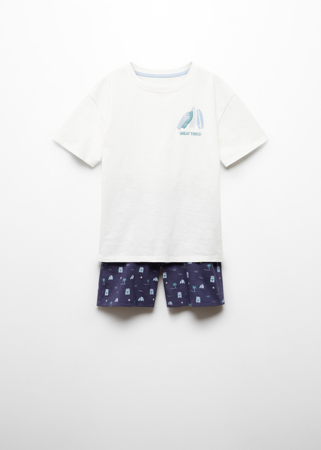 Printed short pyjamas Kids MANGO Canada