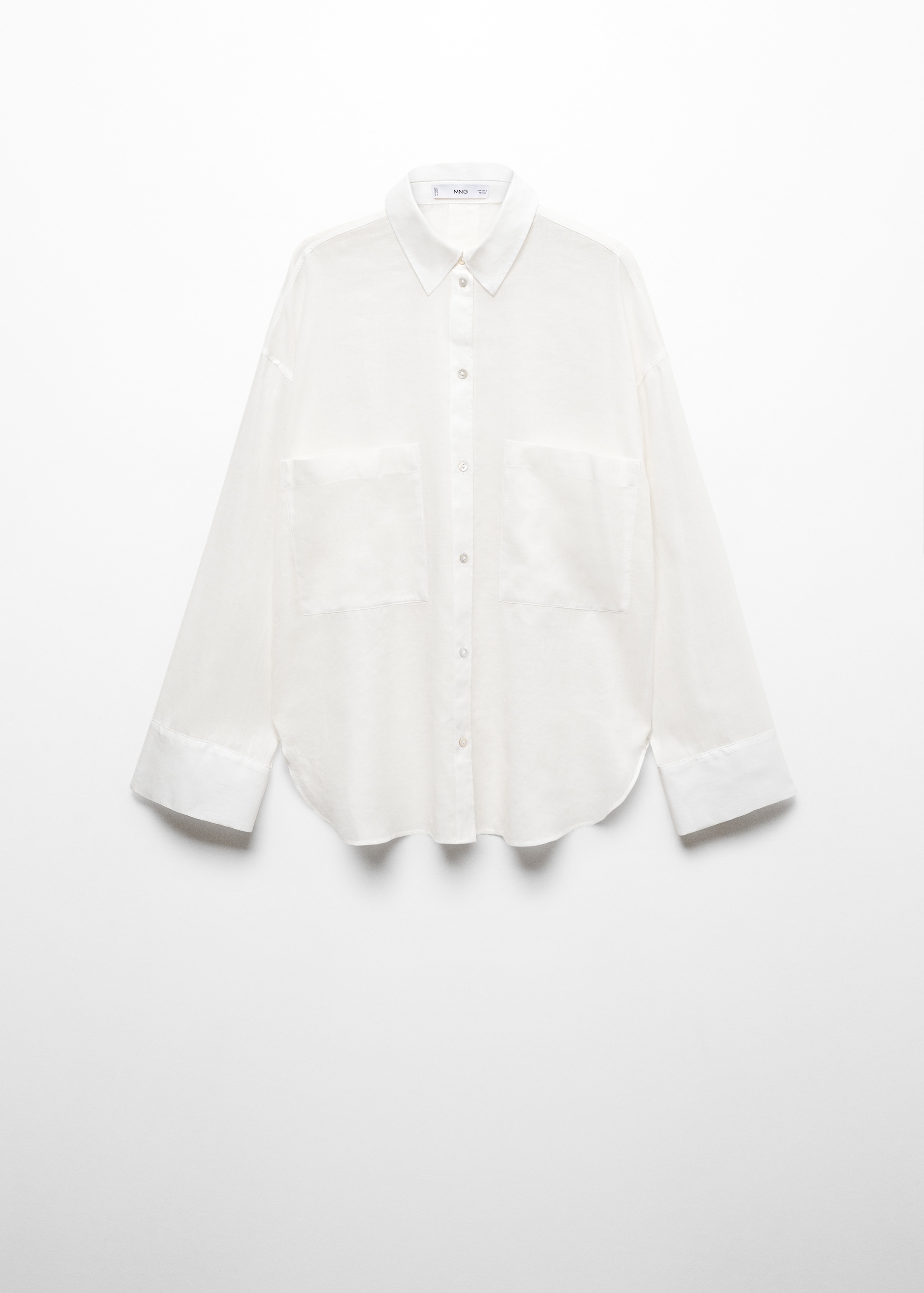 Ramie shirt with pockets - Article without model