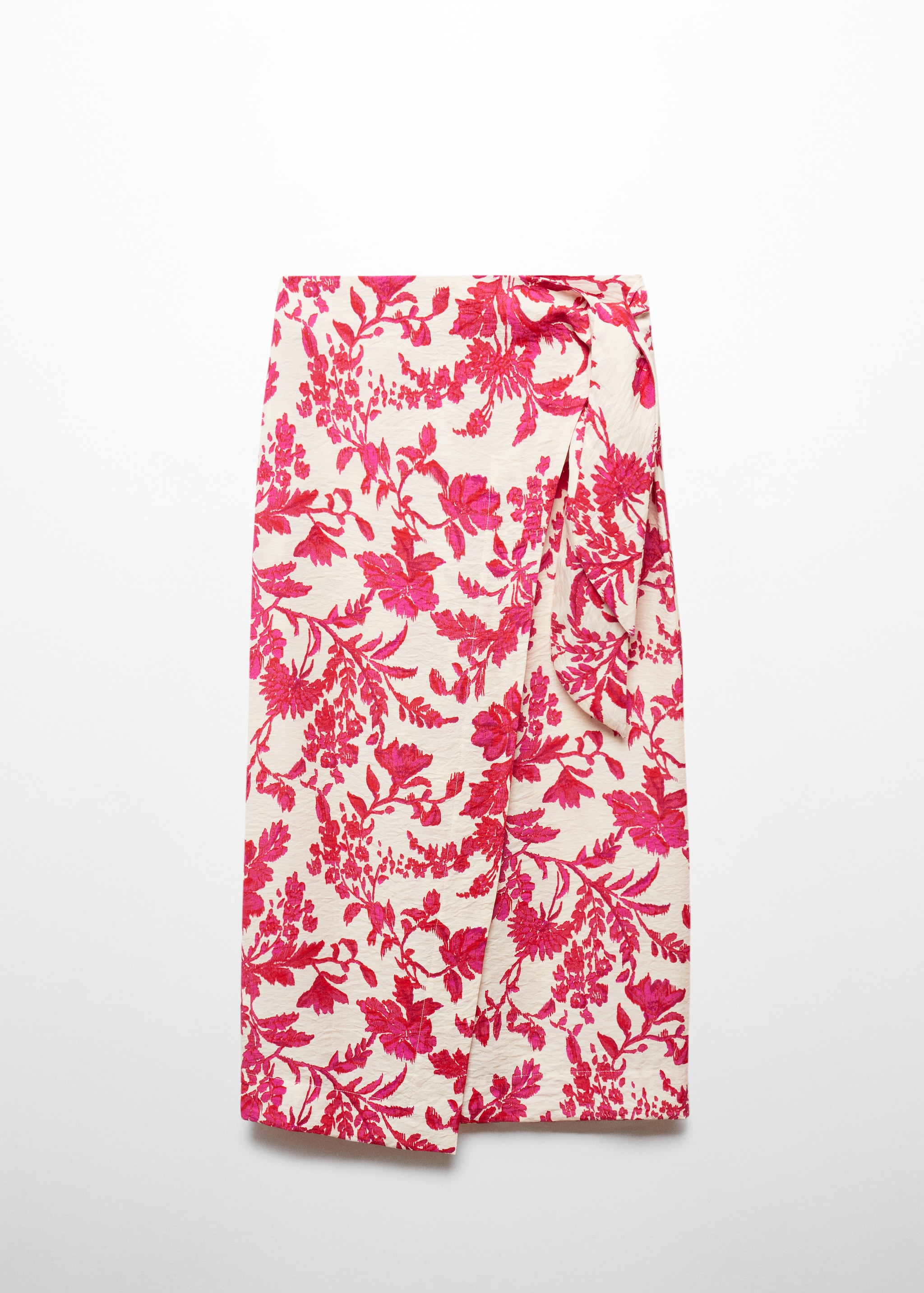 Floral-print wrap skirt - Article without model