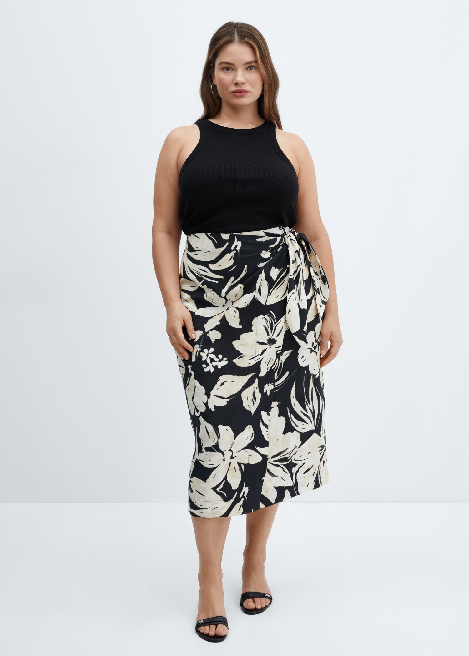 Falda cruzada estampado floral - Detalle del artículo 3