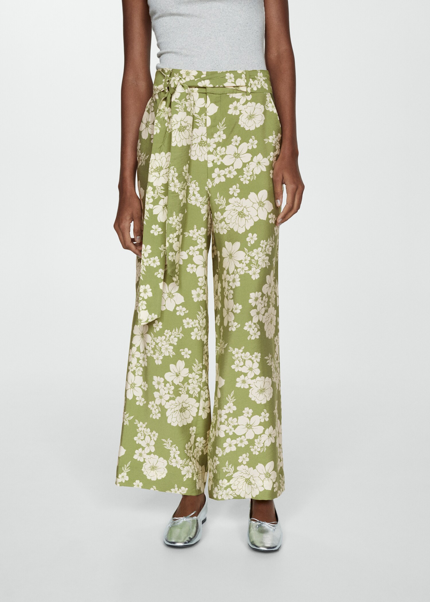 Pantalon imprimés nœud - Plan moyen