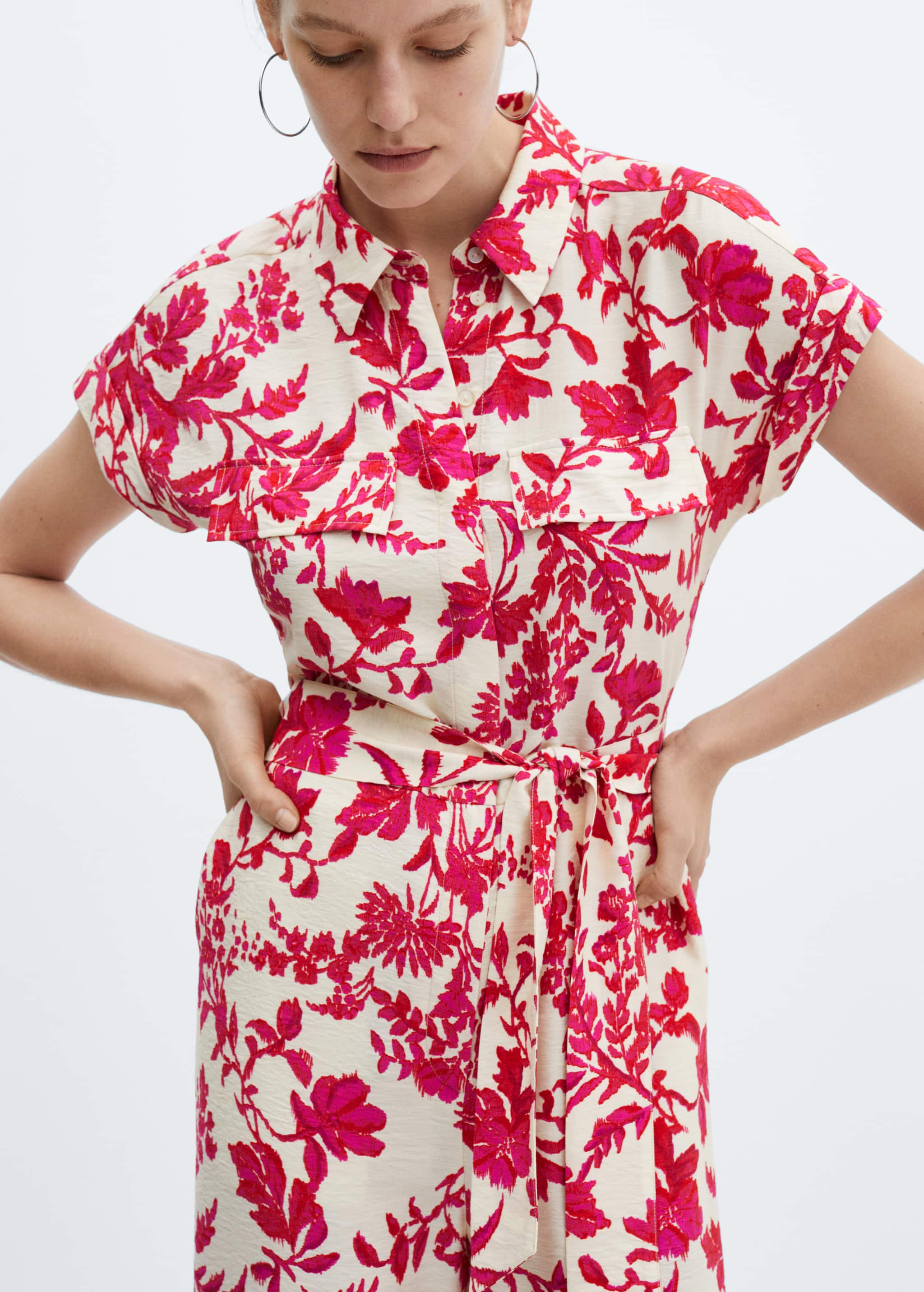 Floral print jumpsuit - Medium plane