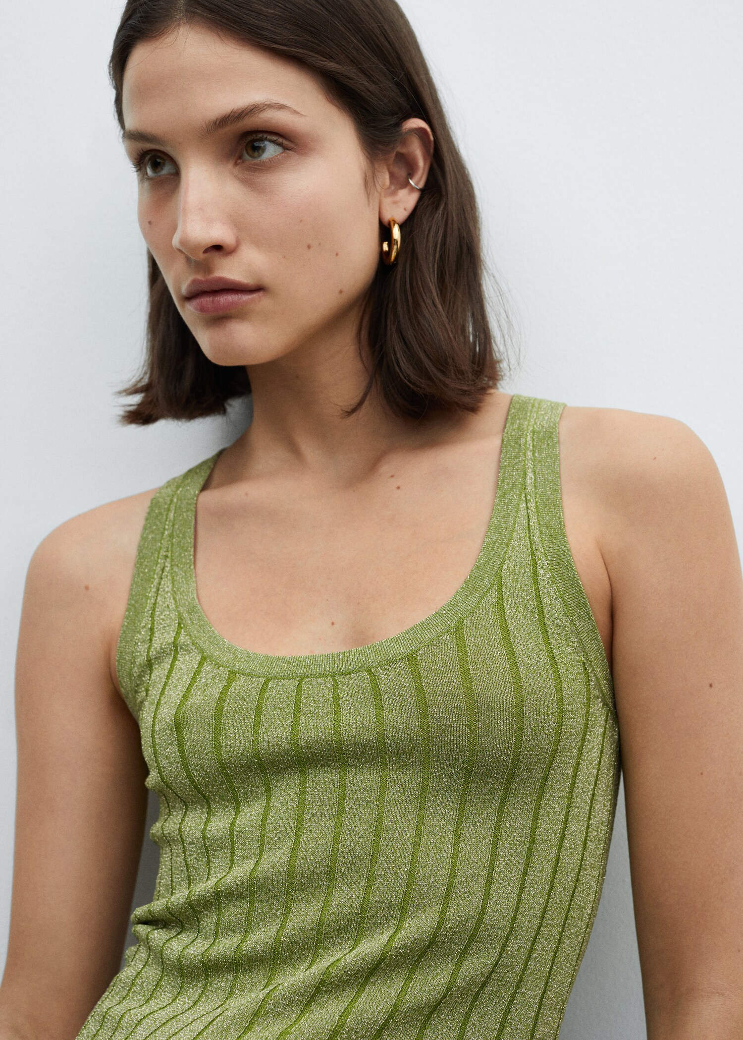 Top maille côtelée Lurex - Détail de l'article 1