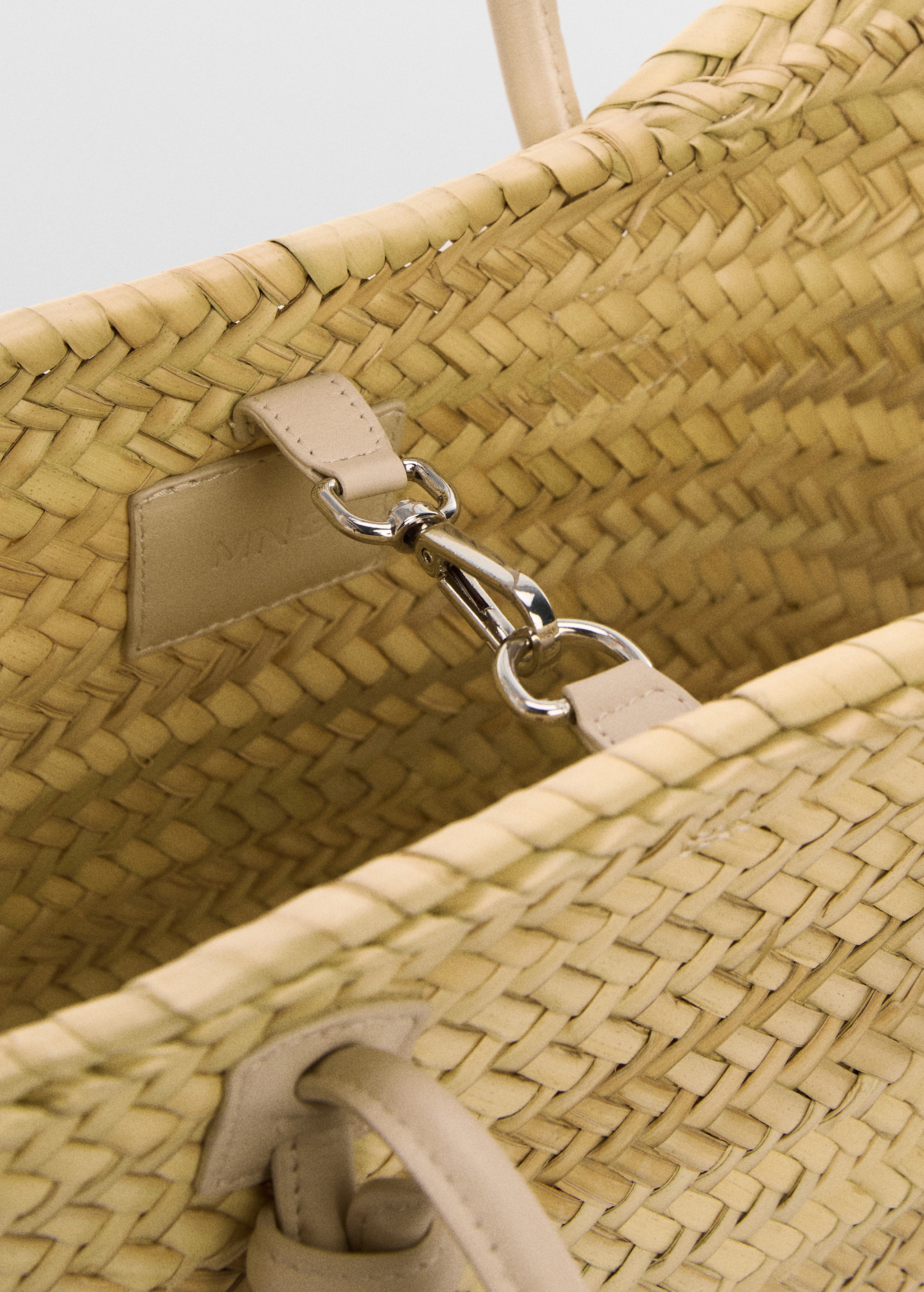 Leather basket bag - Details of the article 1