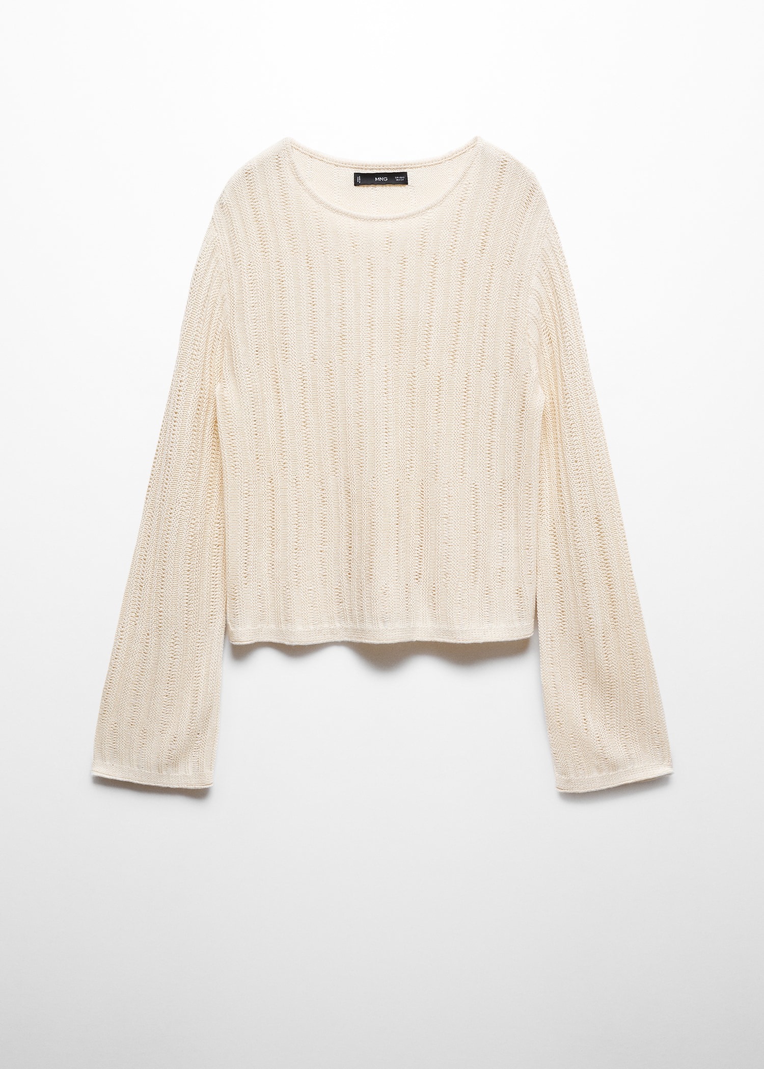 Unstitched sweater with flared sleeve - Woman | MANGO USA